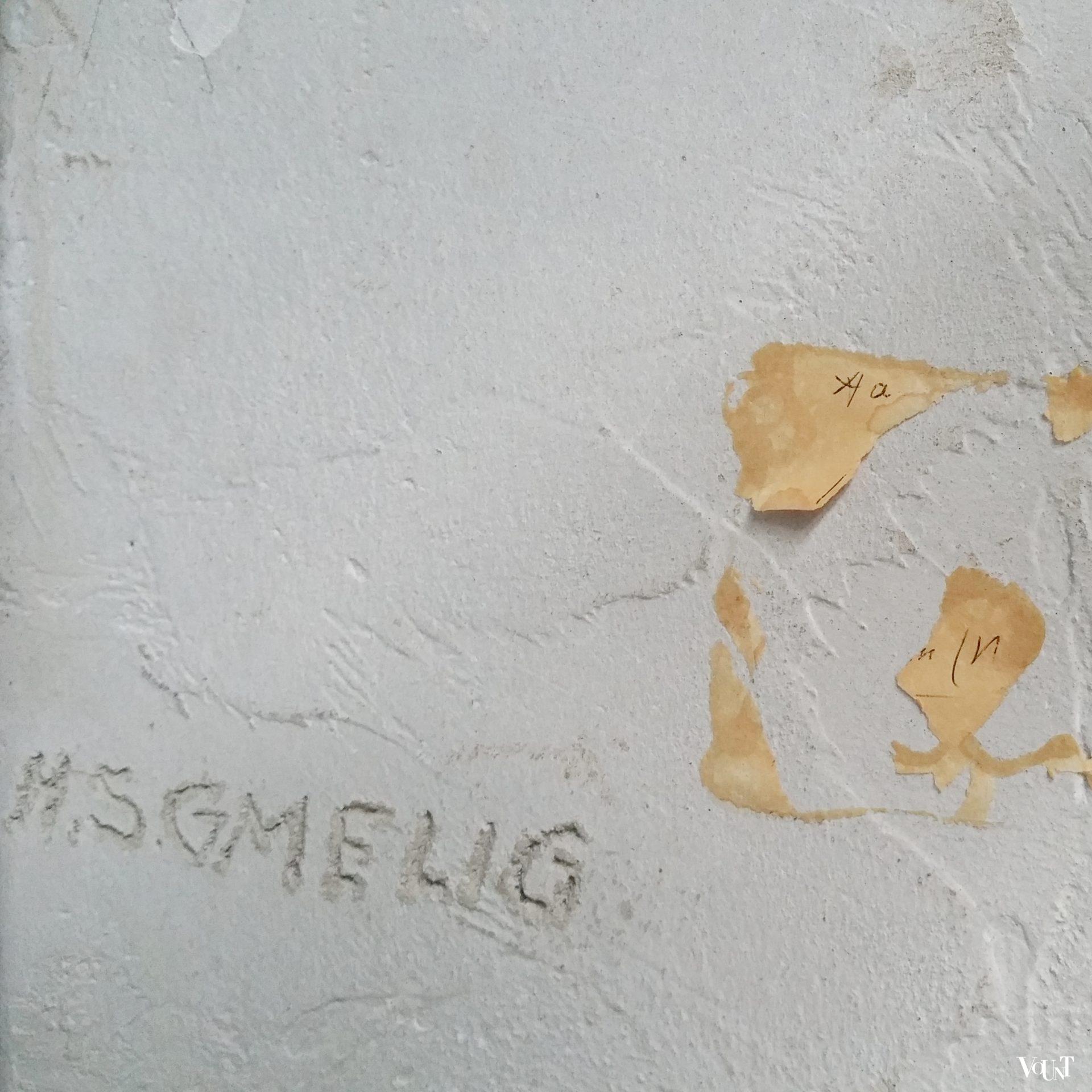 Mozaïektafeltje, M.S. Gmelig, jaren '50/'60