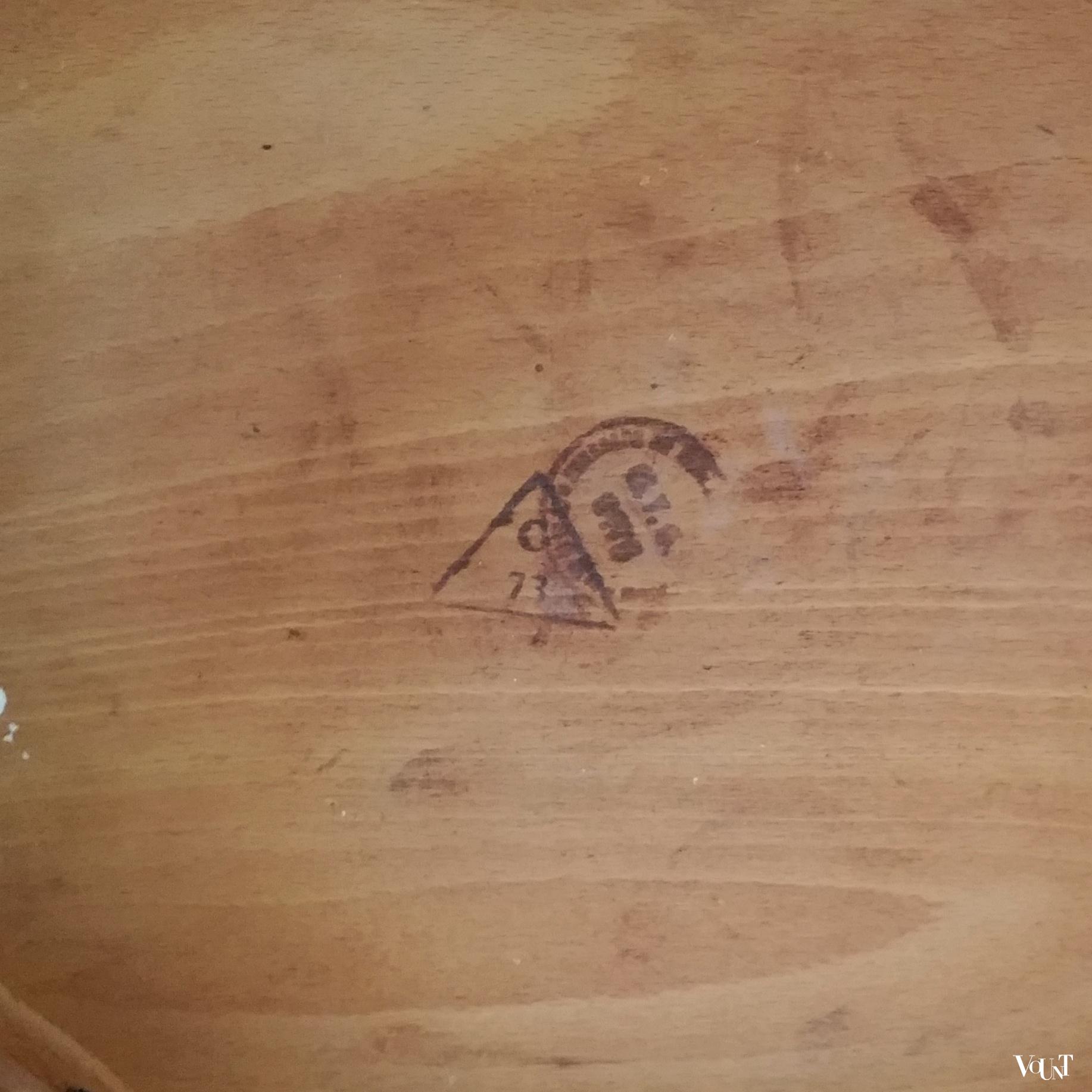 Bentwood beukenhouten kruk, Romania, jaren '70