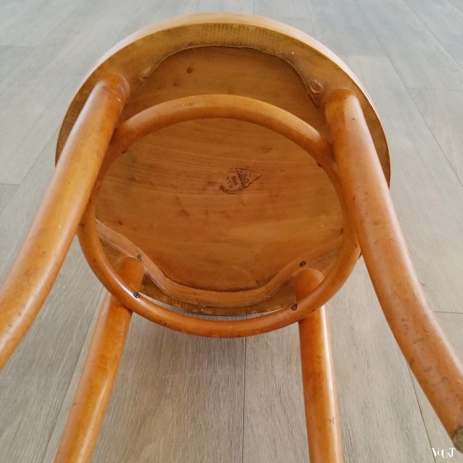 Bentwood beukenhouten kruk, Romania, jaren '70