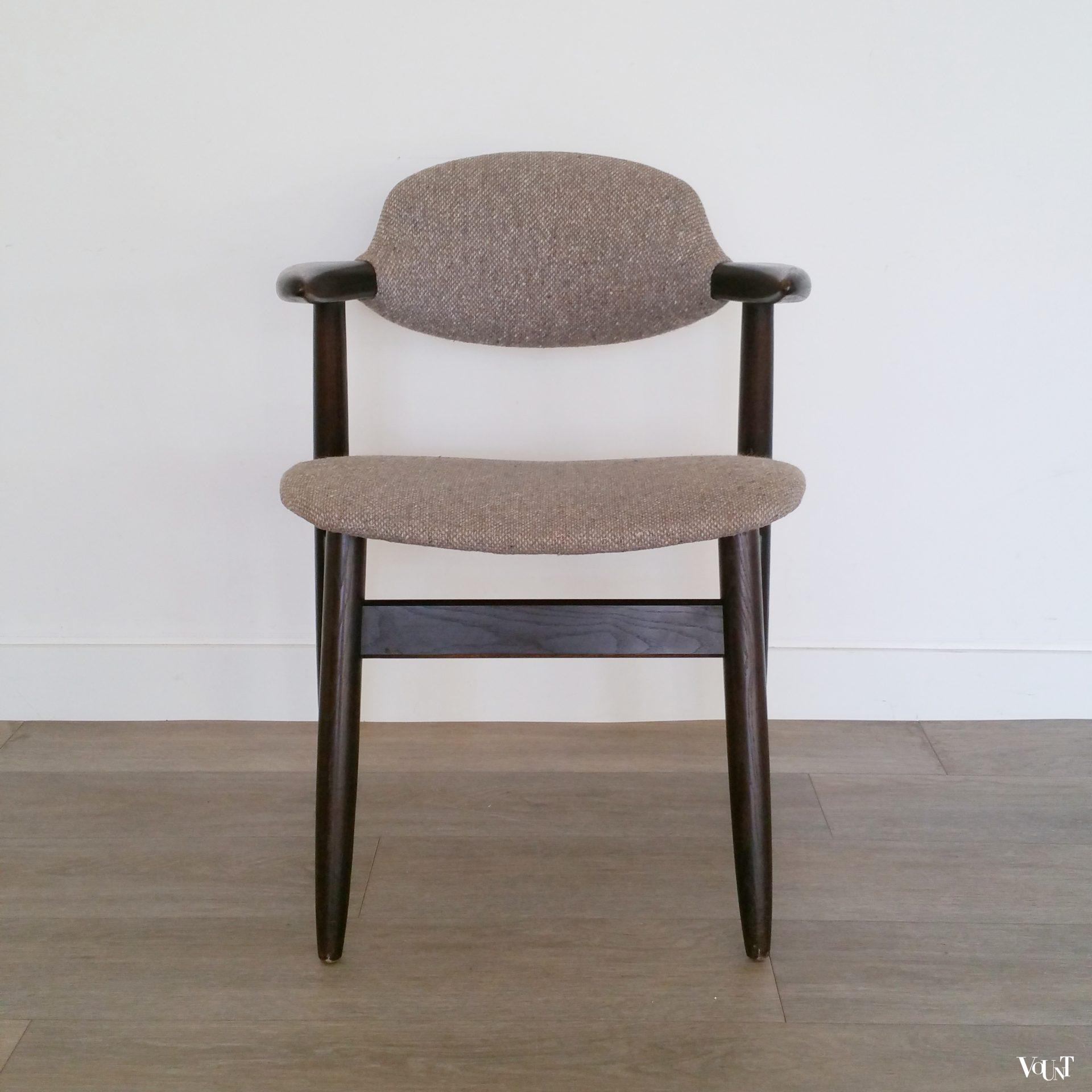 Set van 4 koehoorn stoelen, Tijsseling voor Hulmefa Nieuwe Pekela, jaren '60