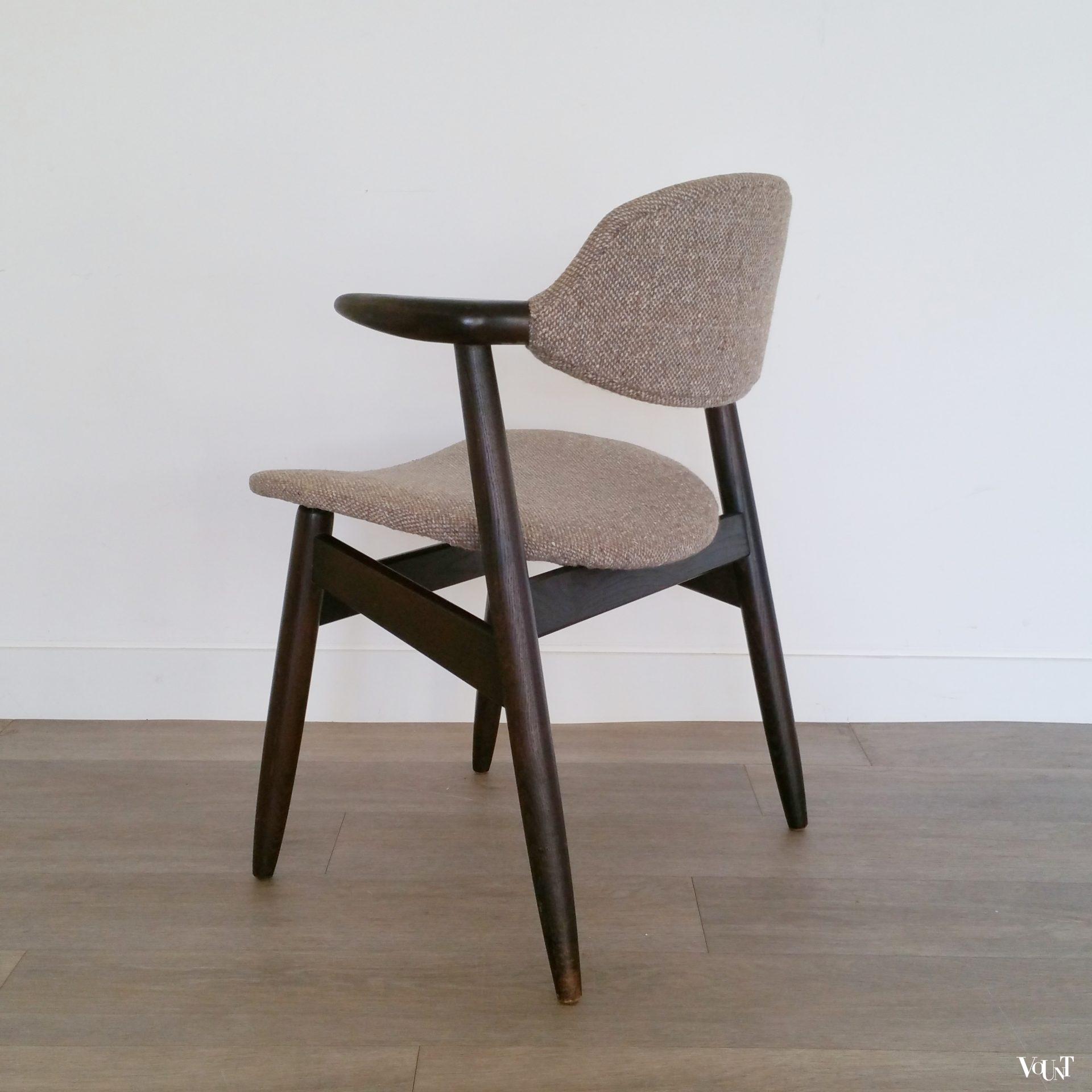 Set van 4 koehoorn stoelen, Tijsseling voor Hulmefa Nieuwe Pekela, jaren '60