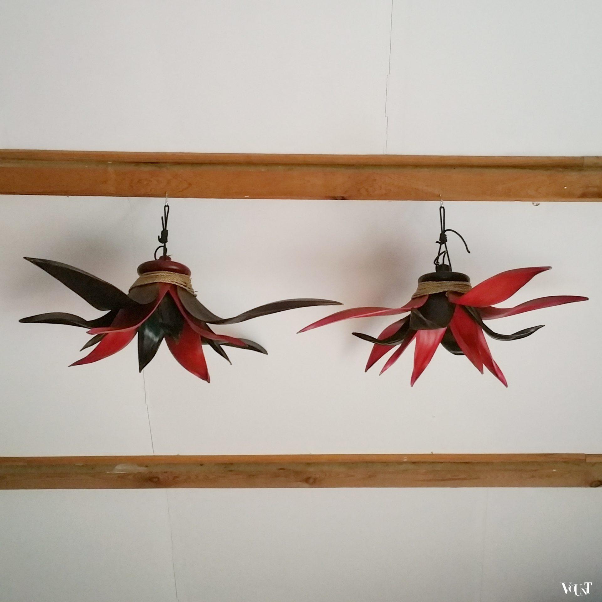 Set van 3 agave lampen, jaren '70