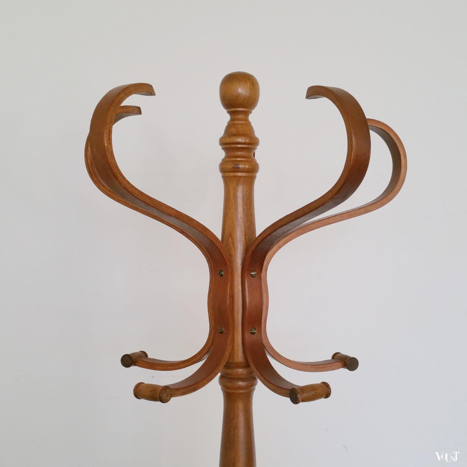 Vintage Thonet-stijl kinderkapstok, jaren '60/'70