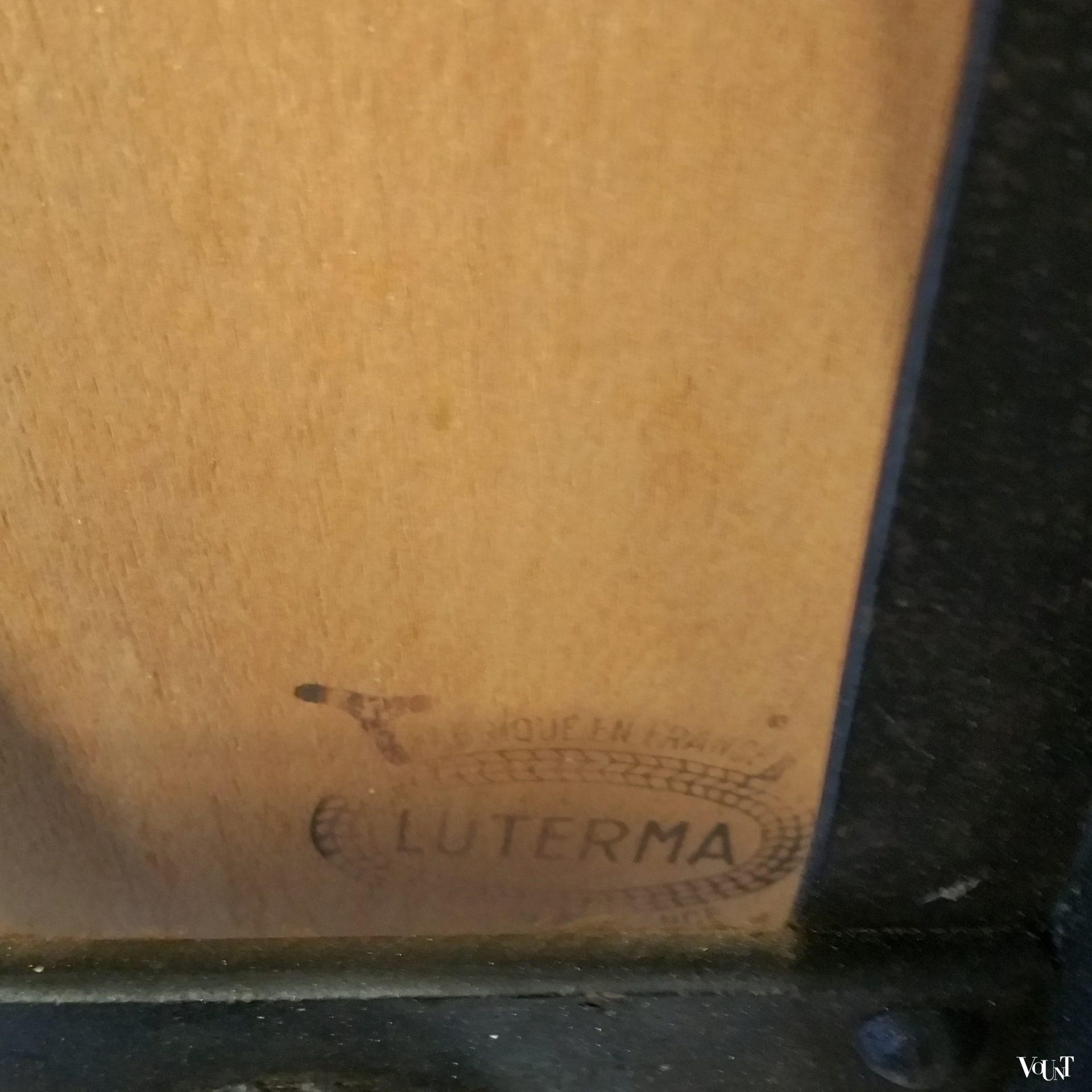 Draaibare en in hoogte verstelbare bureaustoel, Luterma, jaren '20/'30