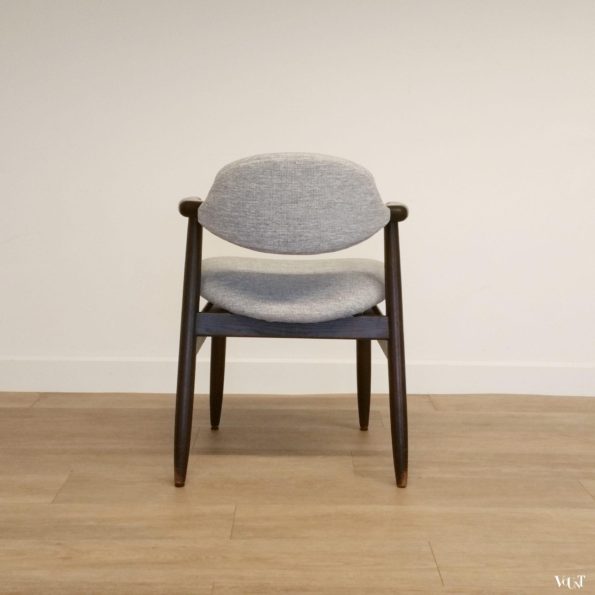 Set van 4 koehoorn stoelen, Tijsseling voor Hulmefa Nieuwe Pekela, jaren '60 (nieuwe bekleding)