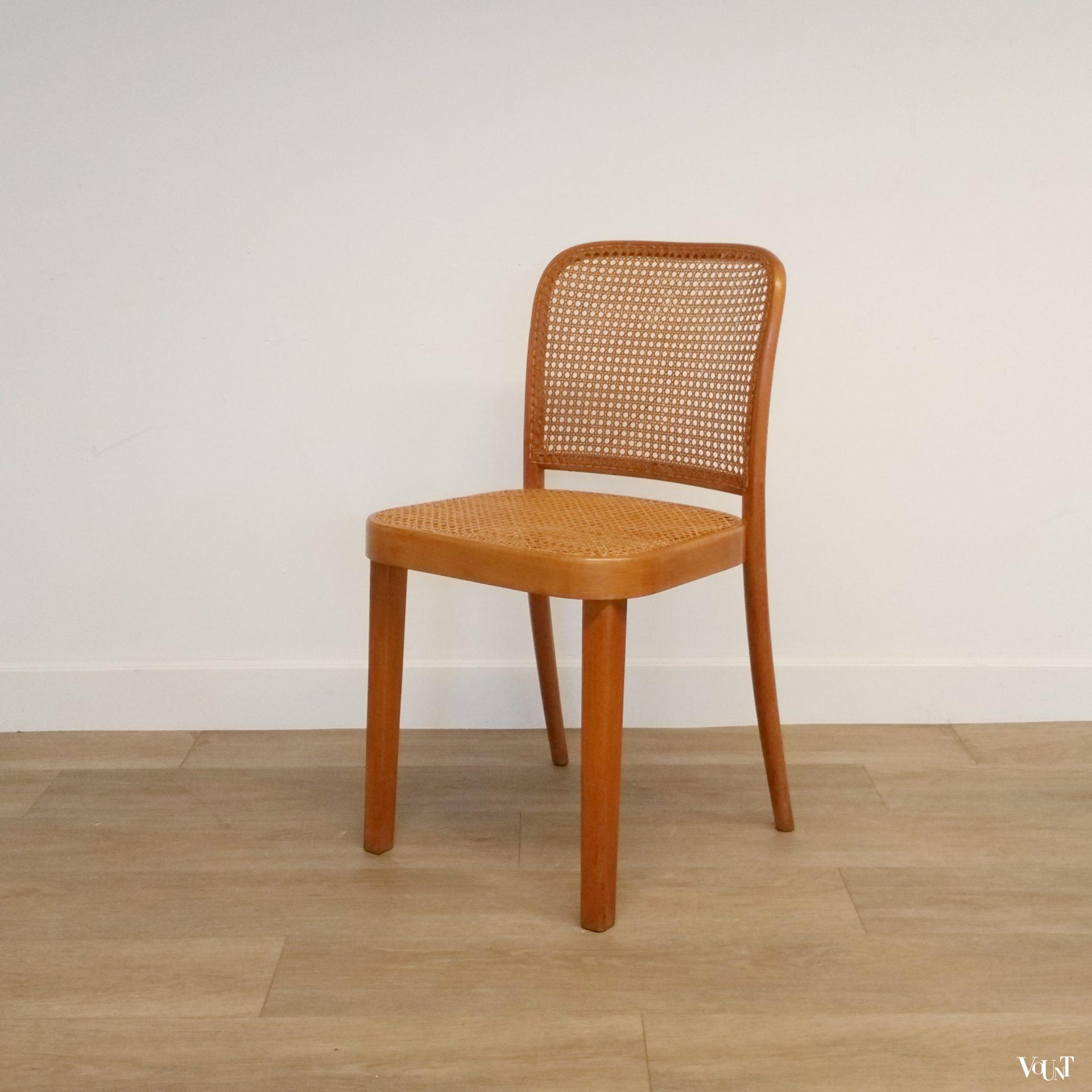Set van 4 Praag of 811 stoelen, Josef Hoffmann voor Thonet, eind jaren '40