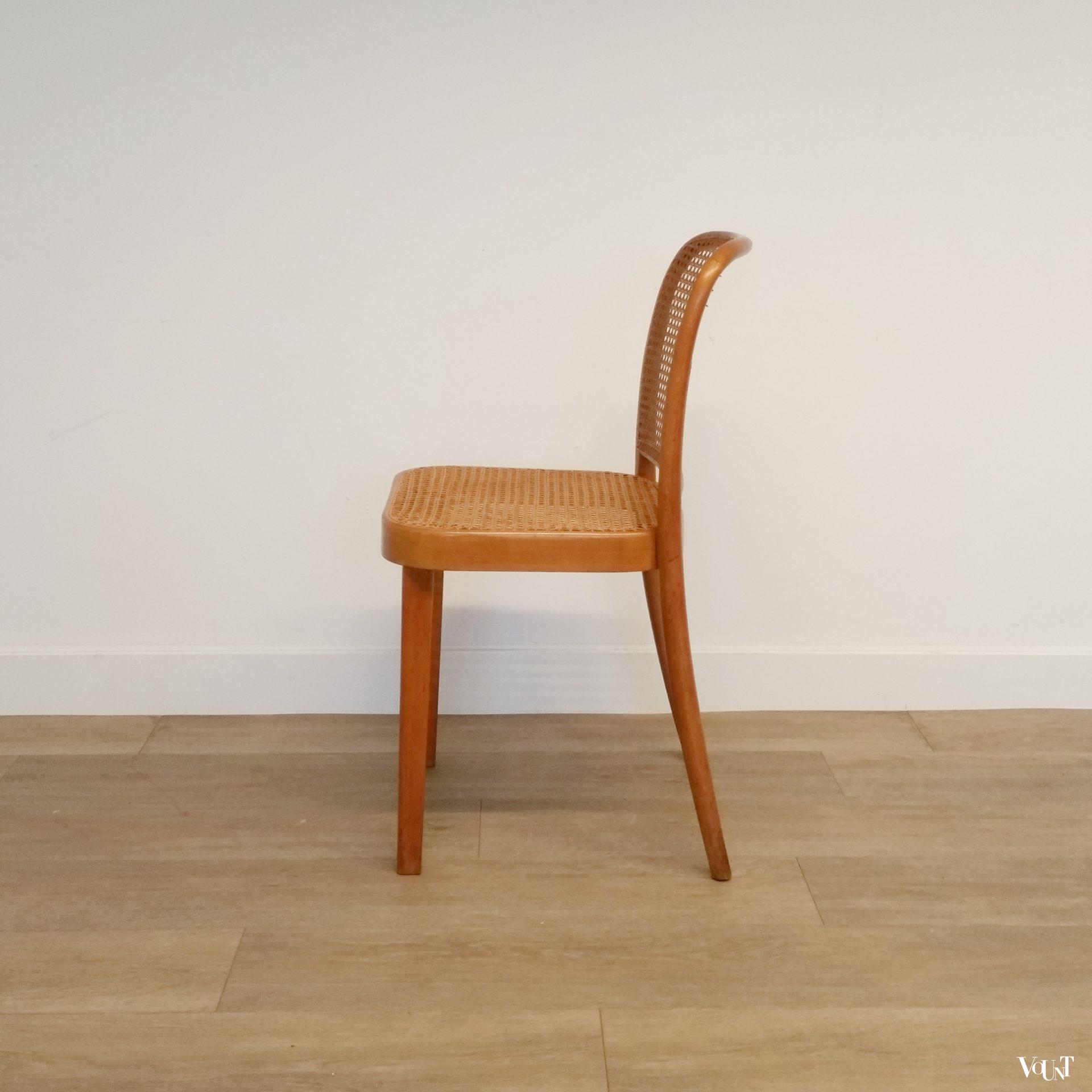 Set van 4 Praag of 811 stoelen, Josef Hoffmann voor Thonet, eind jaren '40