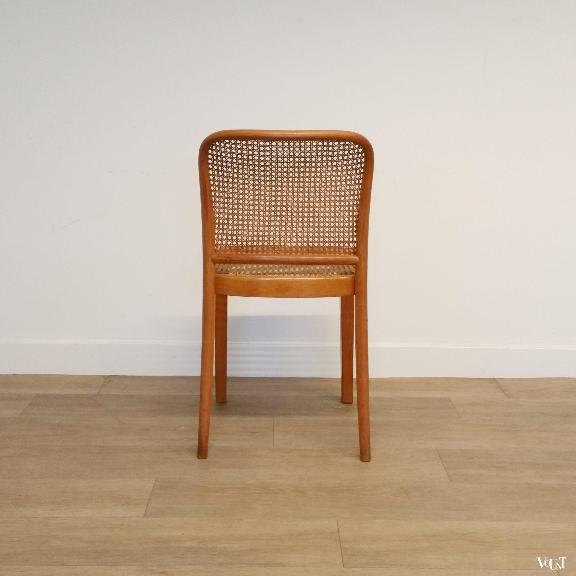 Set van 4 Praag of 811 stoelen, Josef Hoffmann voor Thonet, eind jaren '40