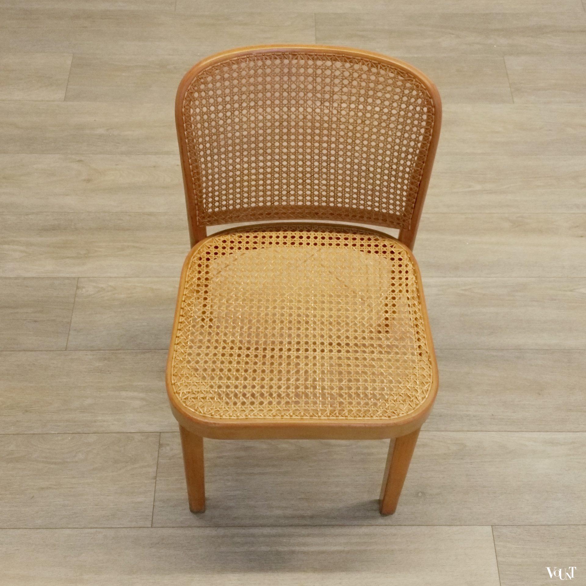 Set van 4 Praag of 811 stoelen, Josef Hoffmann voor Thonet, eind jaren '40