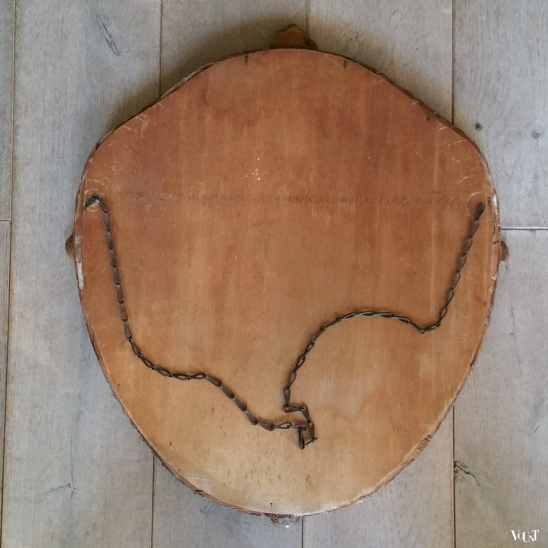 Facetgeslepen vintage wandspiegel, jaren '60