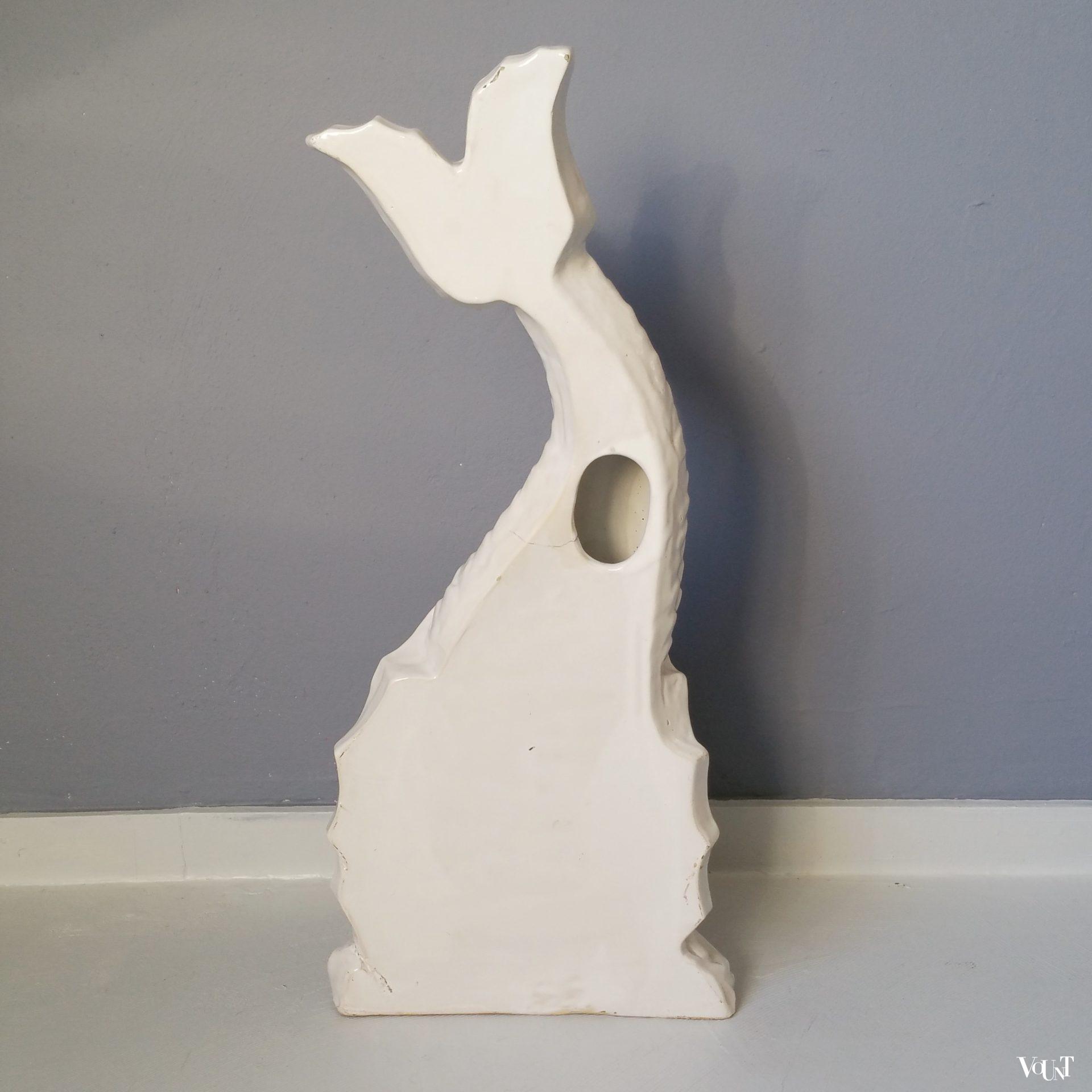 Keramische dolfijn / spuwer, jaren '60/'70