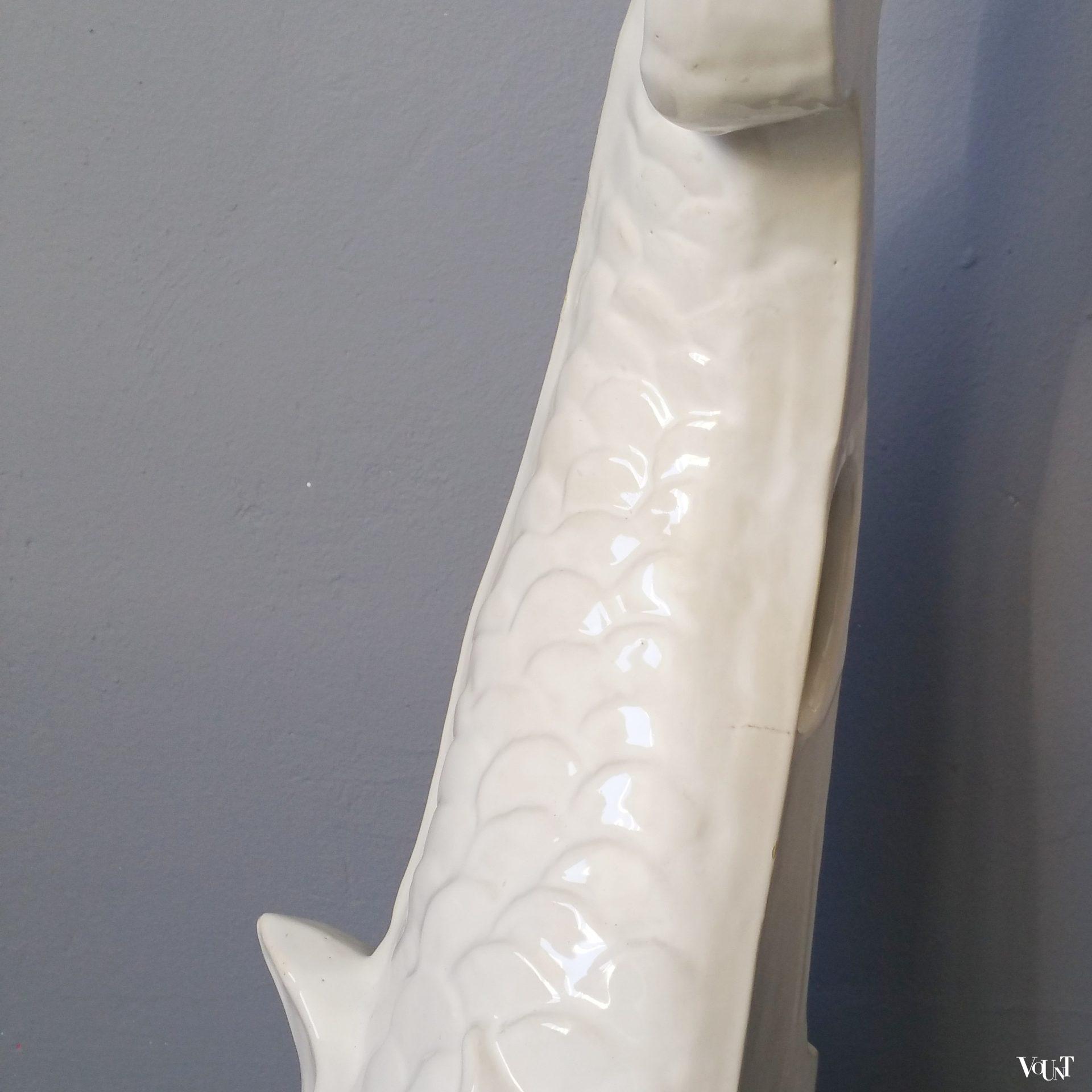 Keramische dolfijn / spuwer, jaren '60/'70