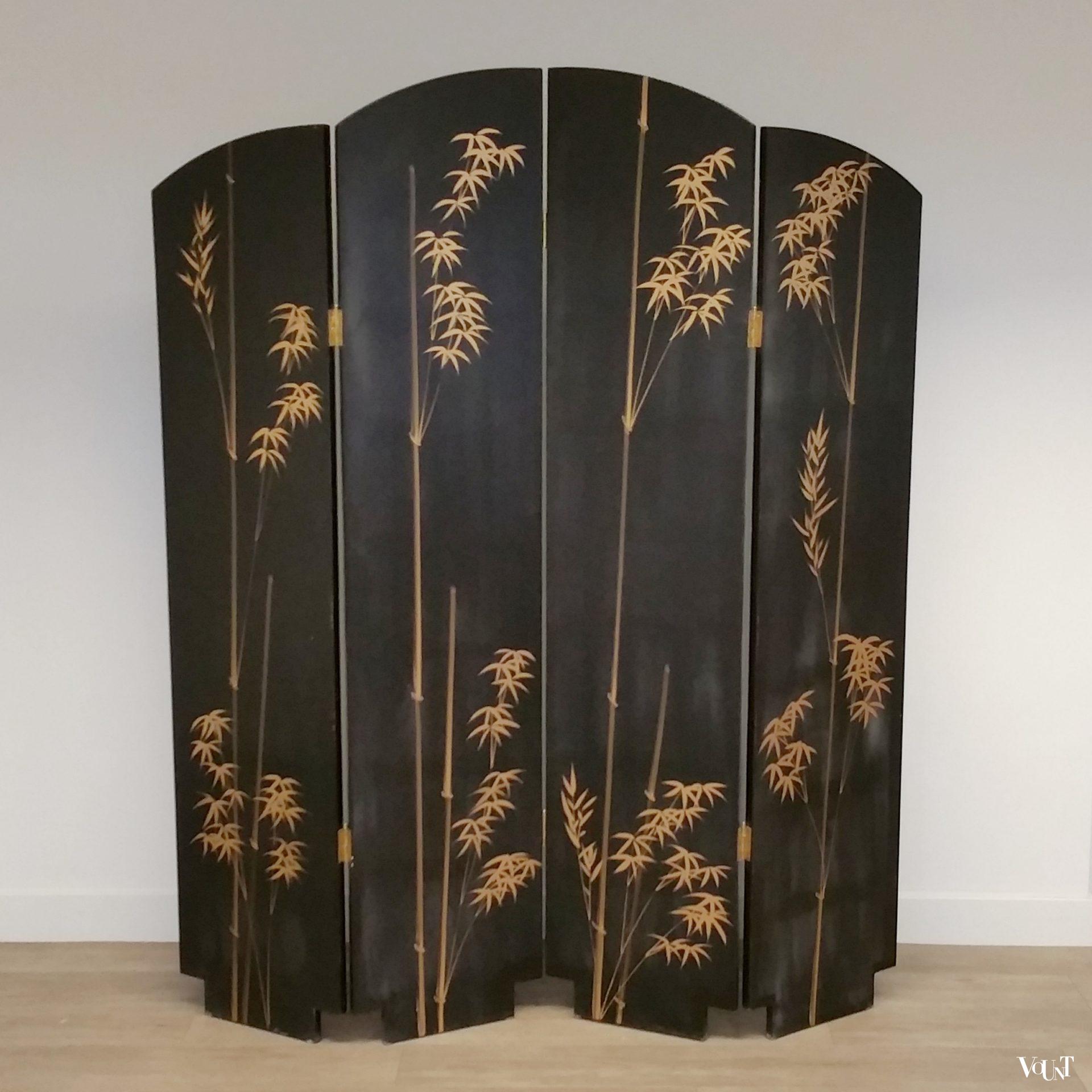 Art Deco-stijl kamerscherm / room divider tennis, jaren '80