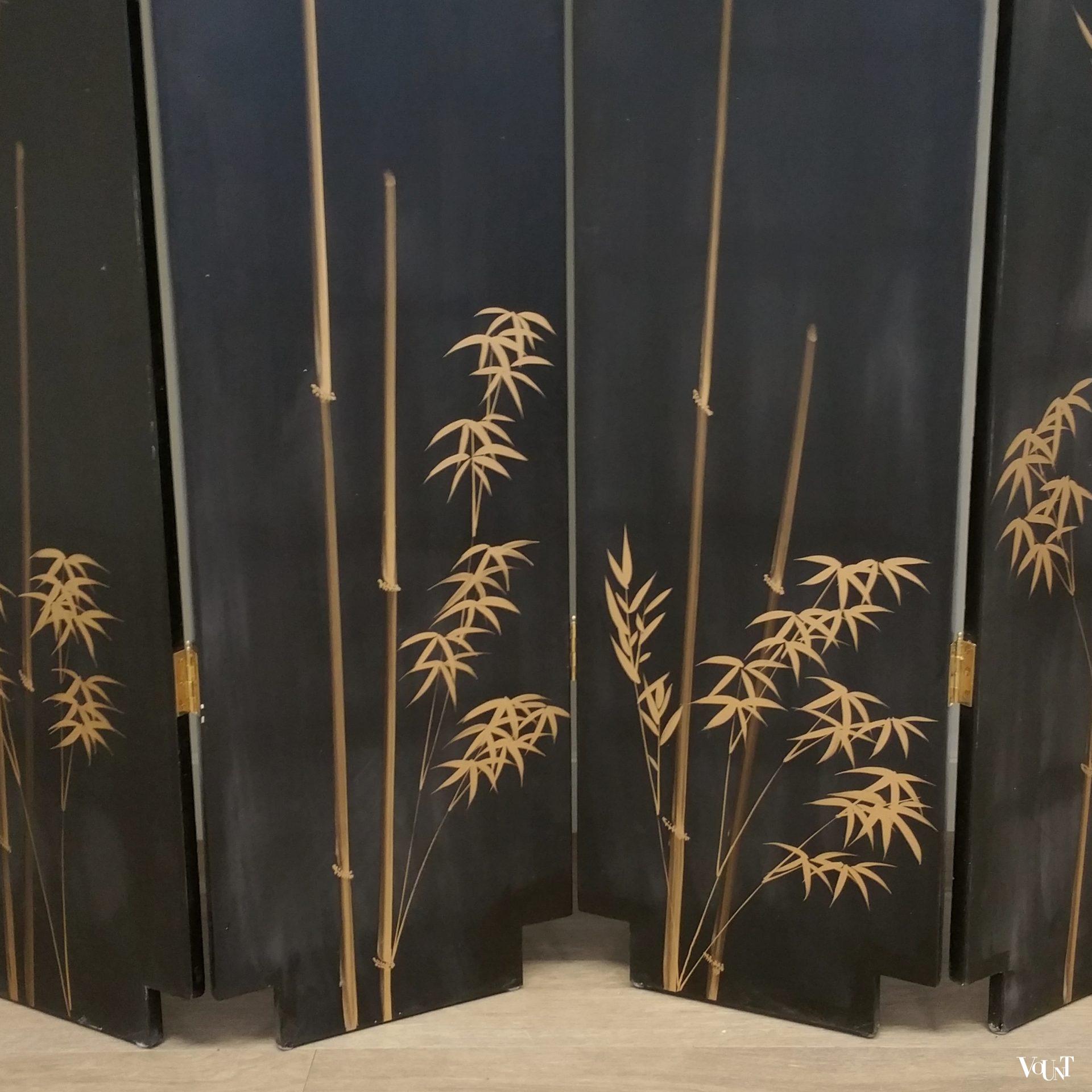 Art Deco-stijl kamerscherm / room divider tennis, jaren '80