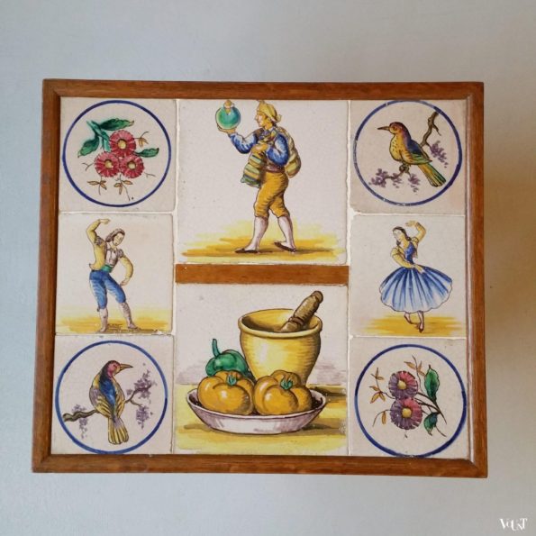 Vintage Spaanse tegeltafel
