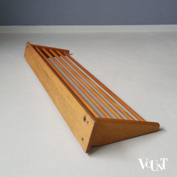 Houten keukenrek, Piet Zwart voor Bruynzeel, jaren '50