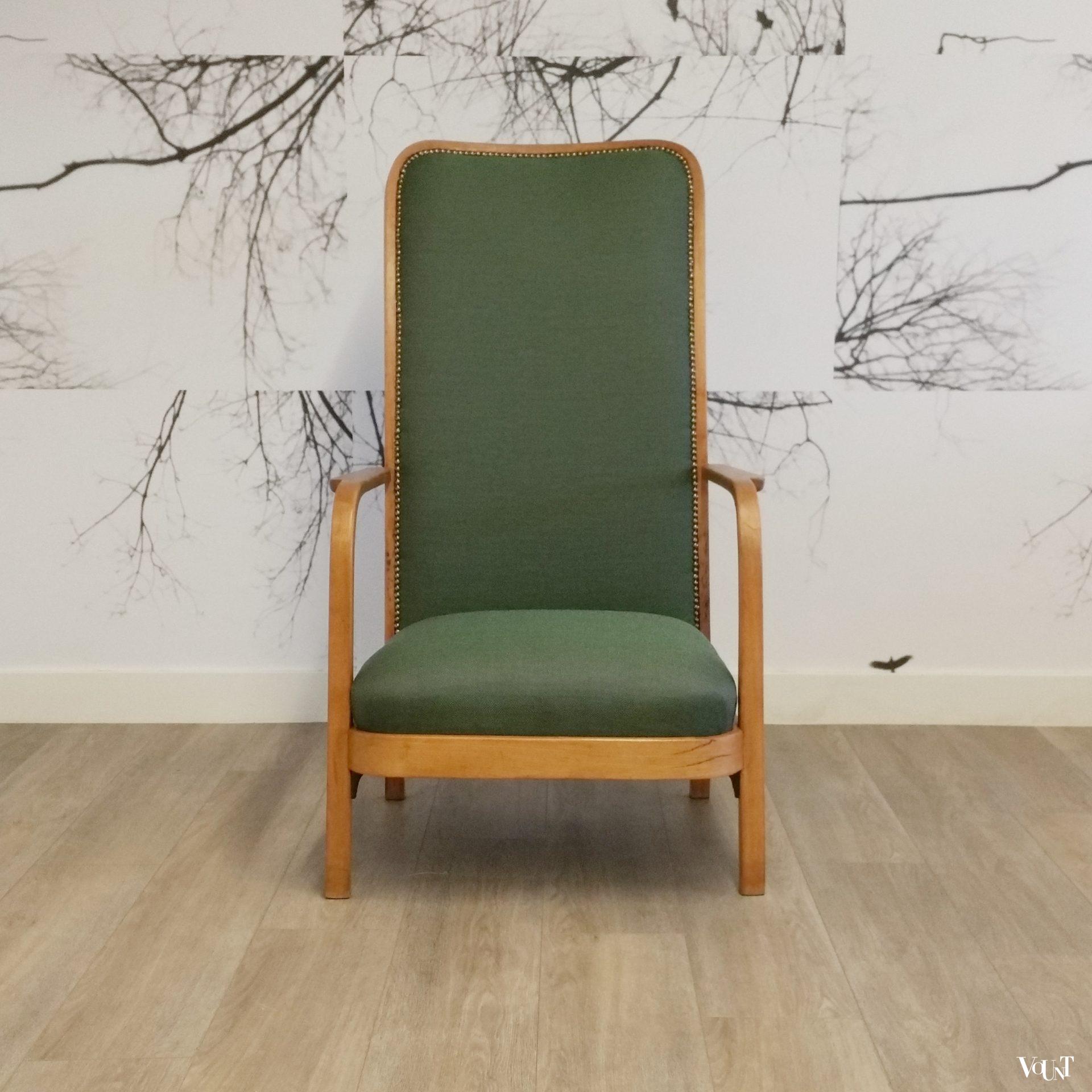 Fauteuil met hoge rugleuning, Thonet, jaren '30