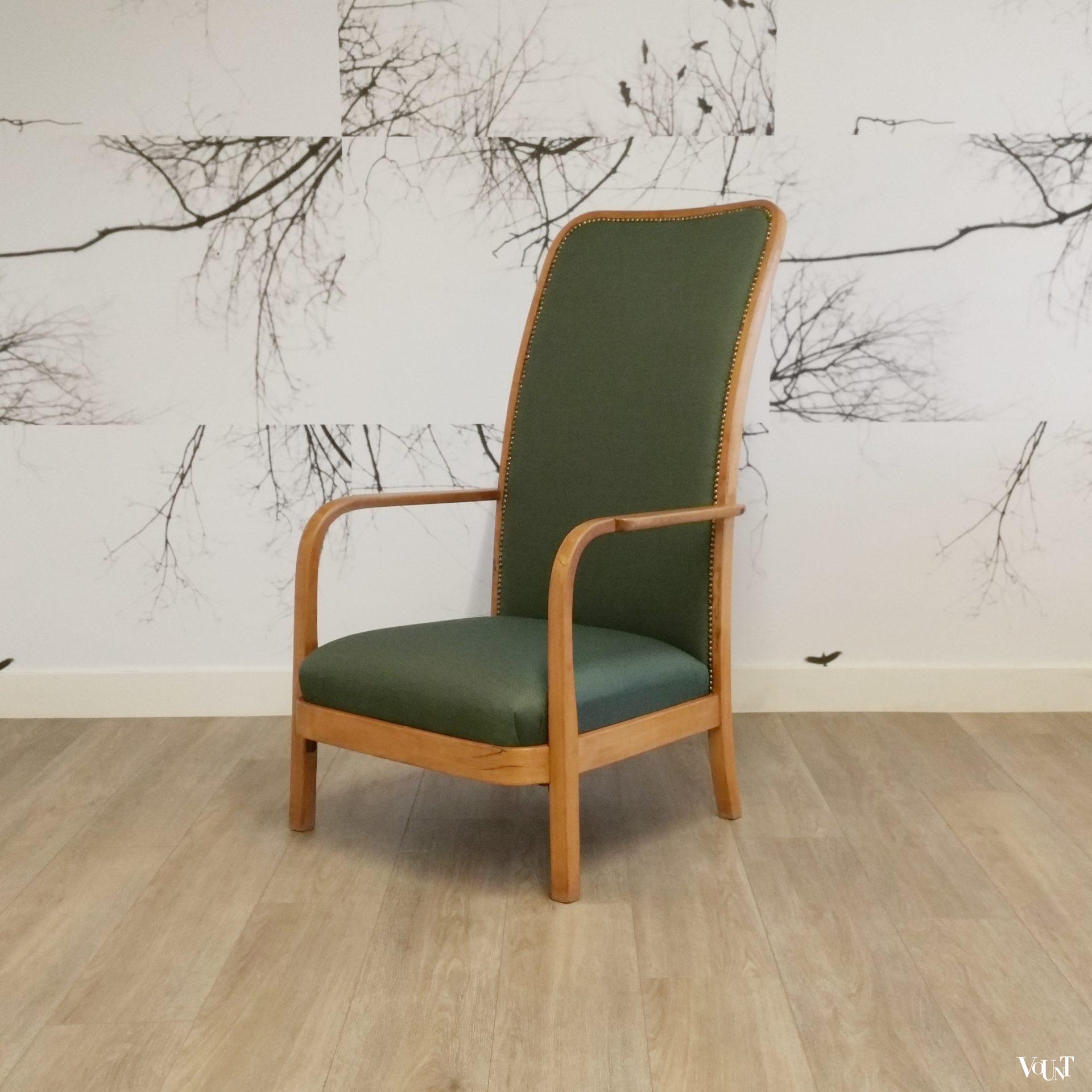 Fauteuil met hoge rugleuning, Thonet, jaren '30