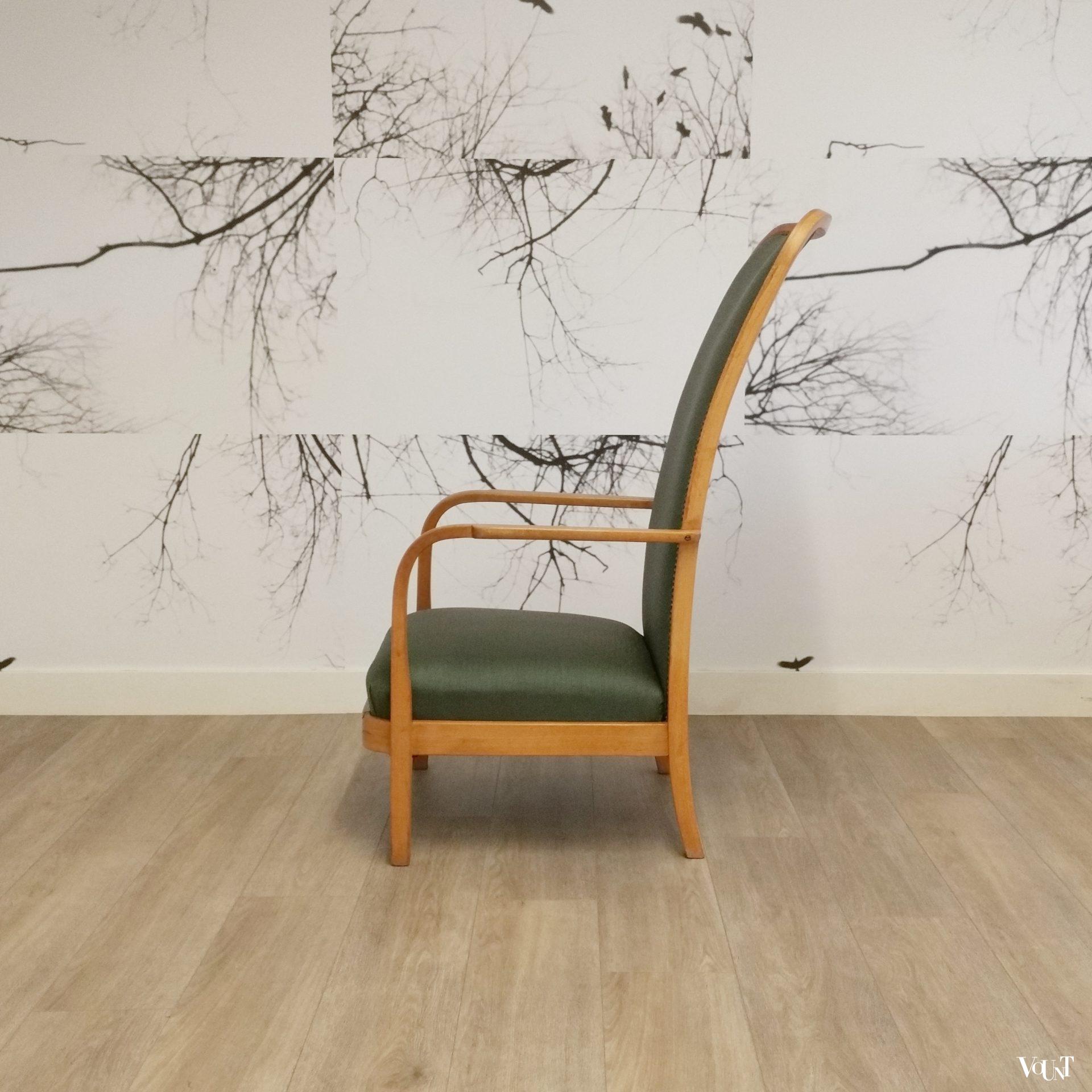 Fauteuil met hoge rugleuning, Thonet, jaren '30