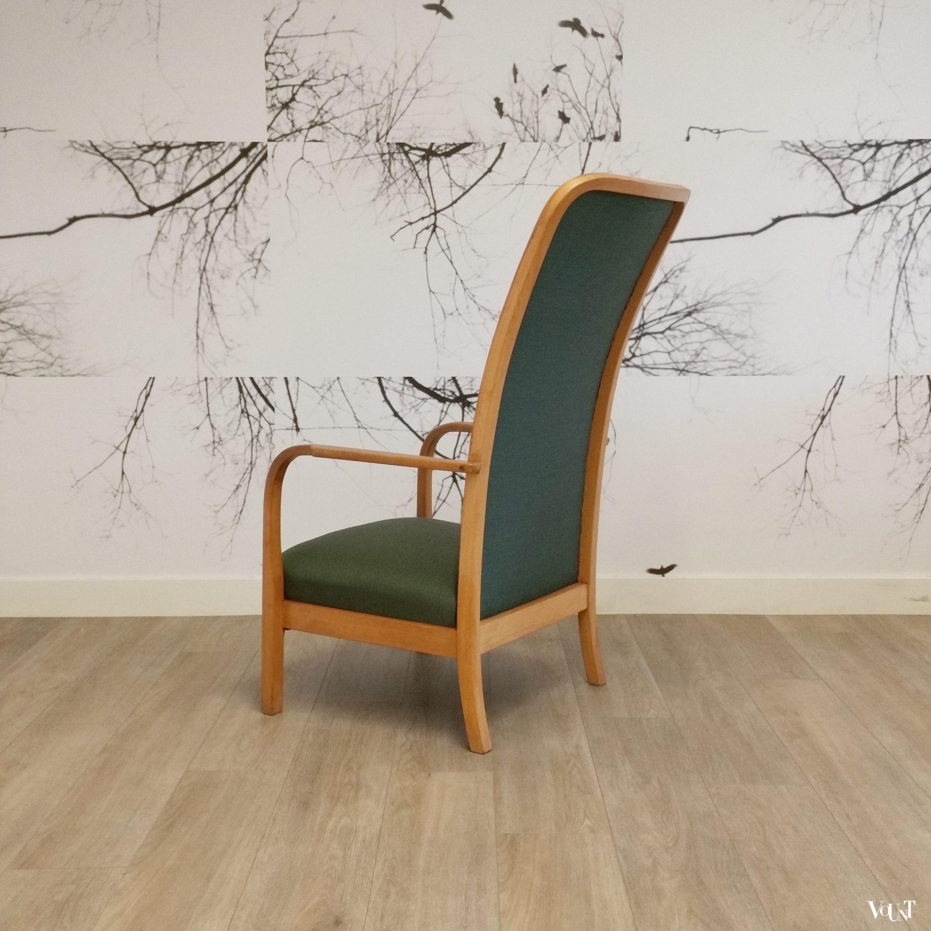 Fauteuil met hoge rugleuning, Thonet, jaren '30