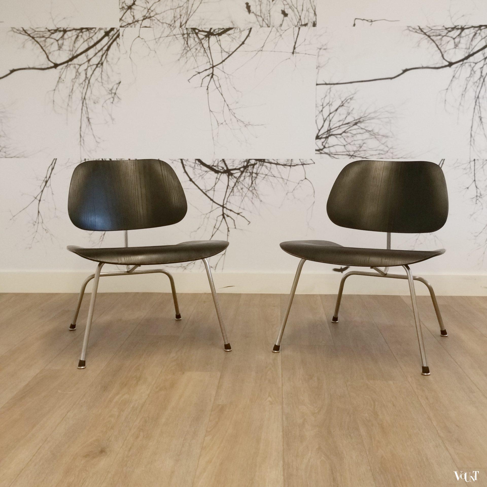 Set van 2 LCM stoelen, Charles & Ray Eames voor Herman Miller, jaren '70