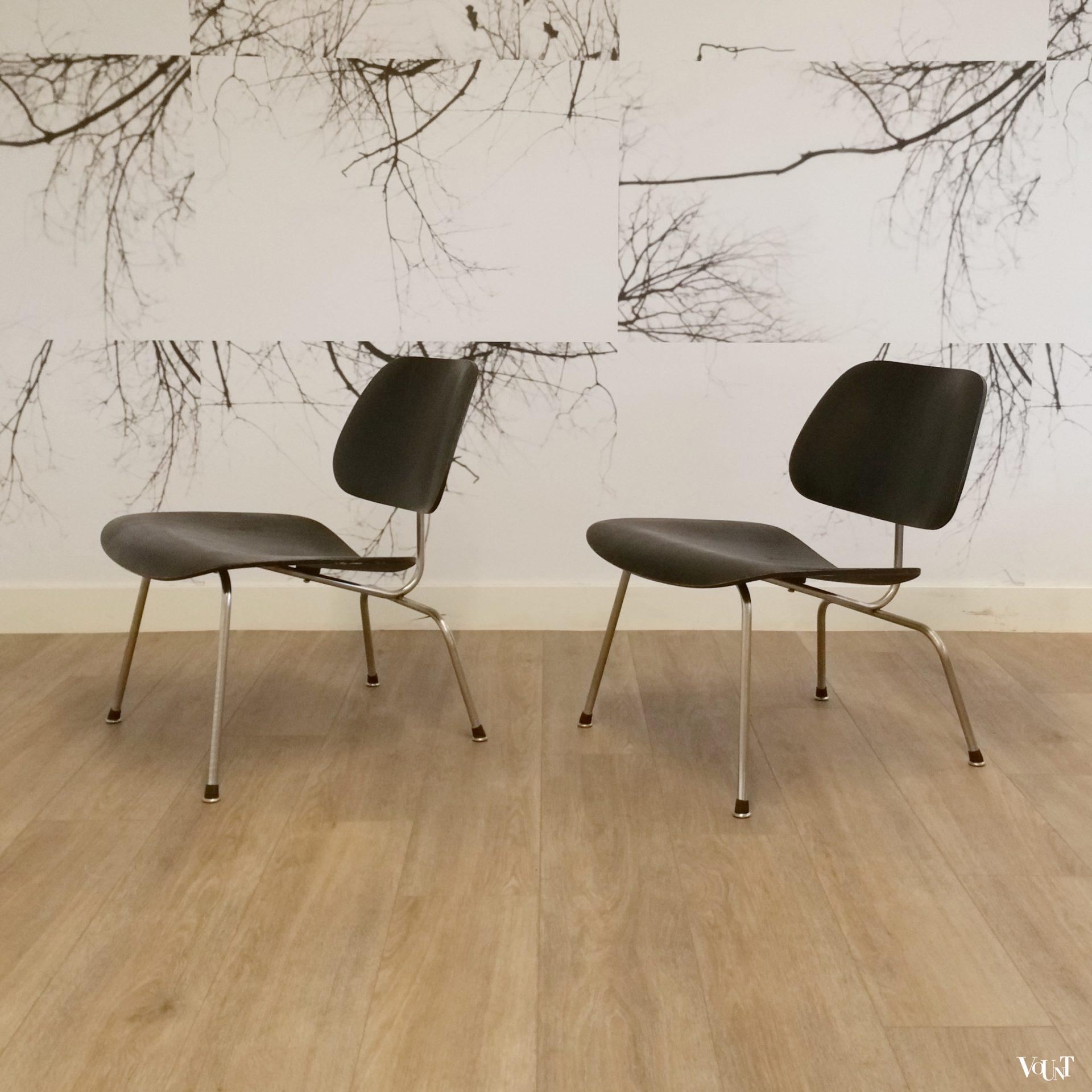 Set van 2 LCM stoelen, Charles & Ray Eames voor Herman Miller, jaren '70