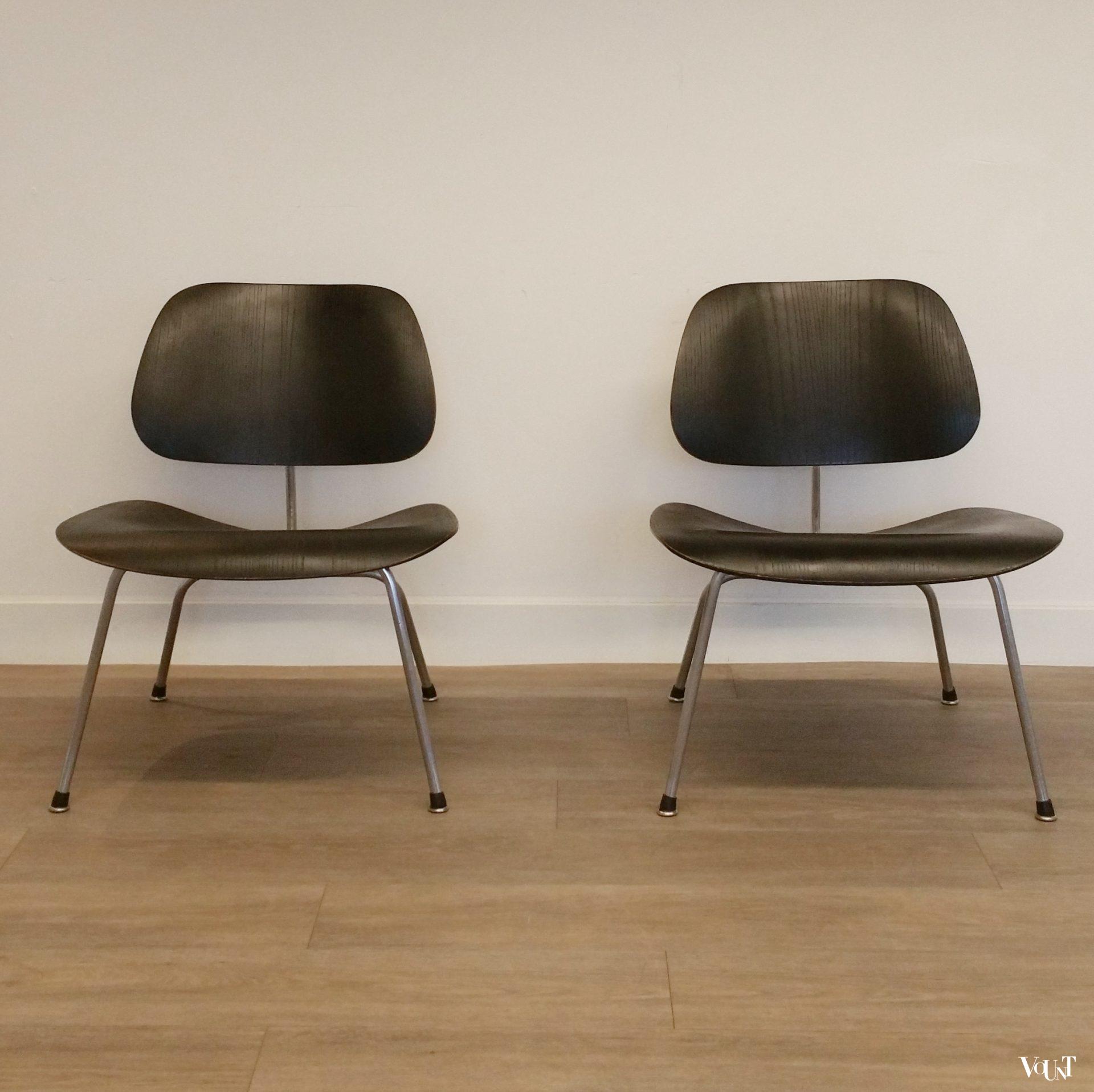 Set van 2 LCM stoelen, Charles & Ray Eames voor Herman Miller, jaren '70