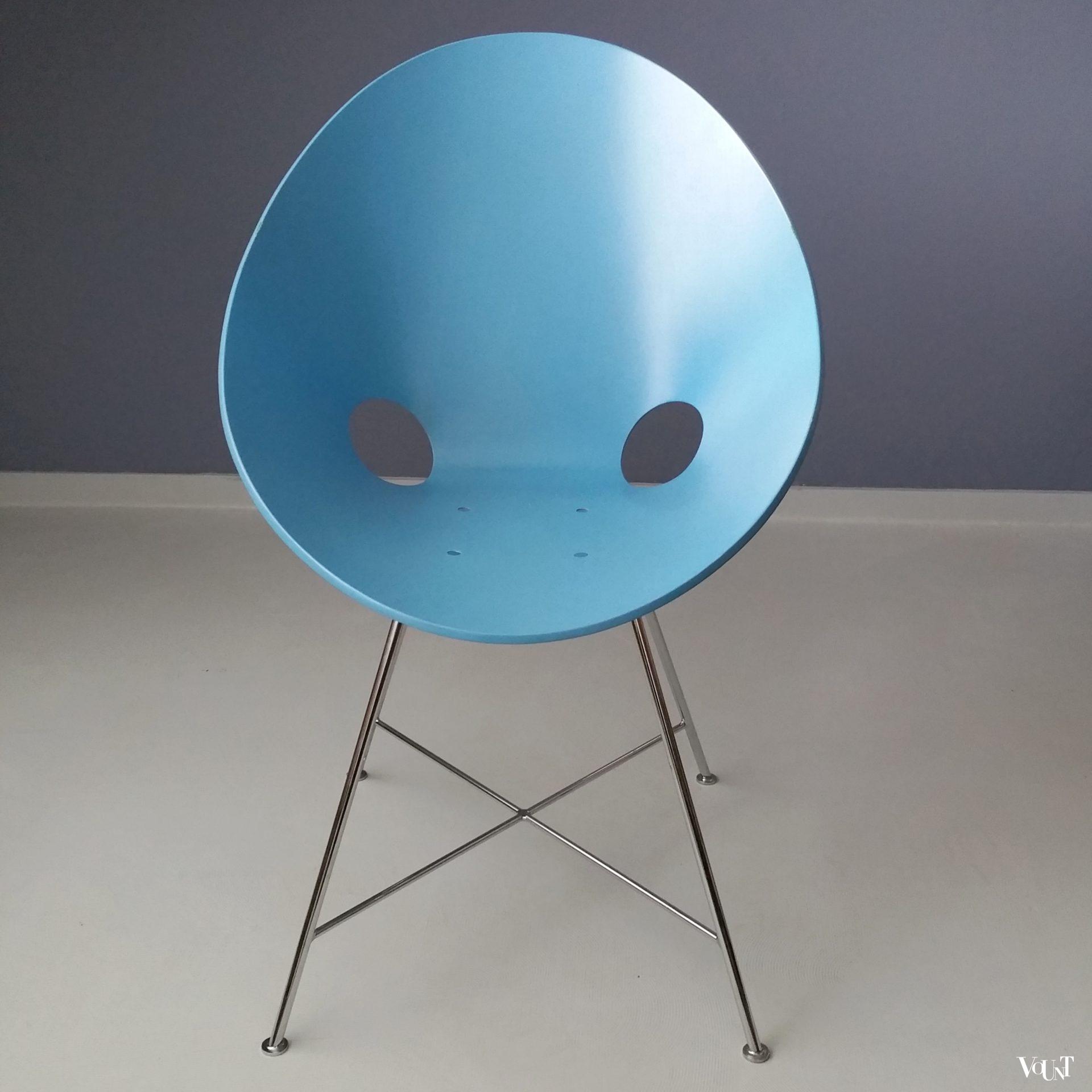 Stoel ST 664, Edelhardt (Eddie) Harlis voor Thonet, heruitgave jaren '90 (oranje)