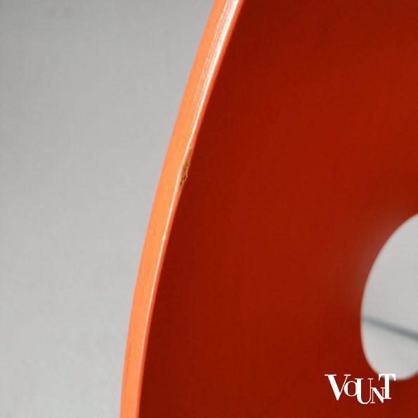 Stoel ST 664, Edelhardt (Eddie) Harlis voor Thonet, heruitgave jaren '90 (oranje)