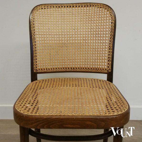 Set van 4 Praag of 811 stoelen, Josef Hoffman, Hütten, ca. 2000