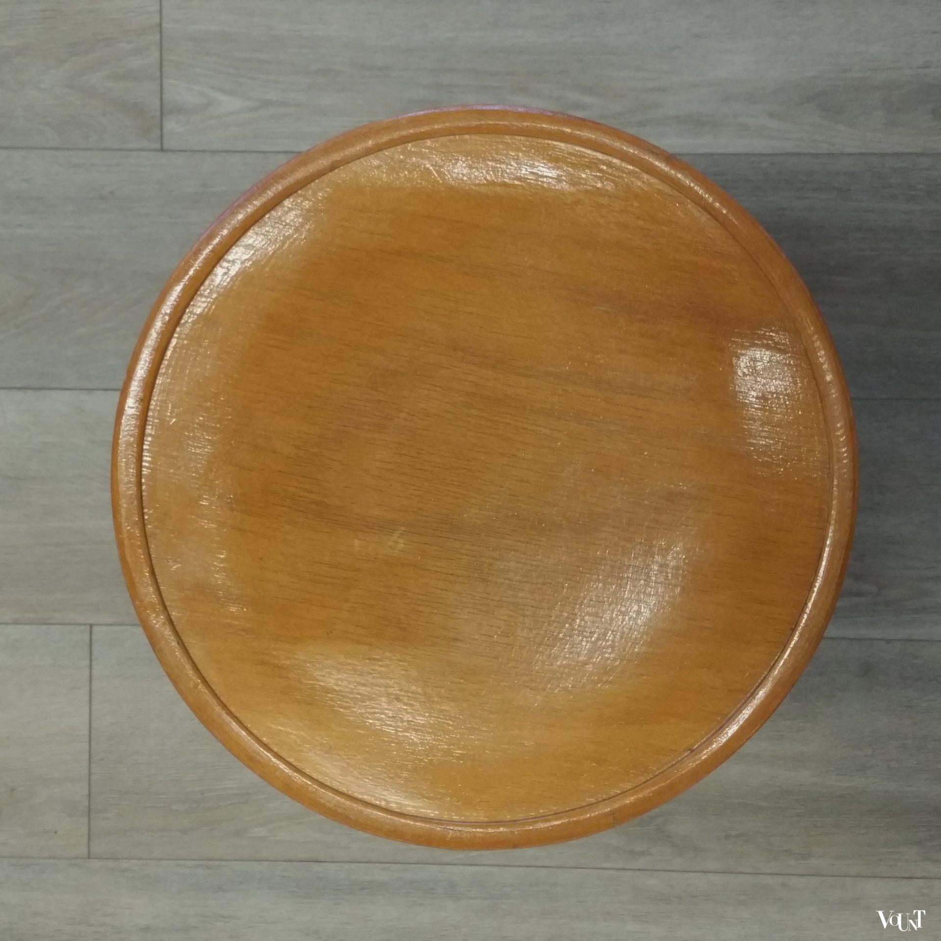 Set van 4 beukenhouten bentwood krukken, Ligna, jaren '60