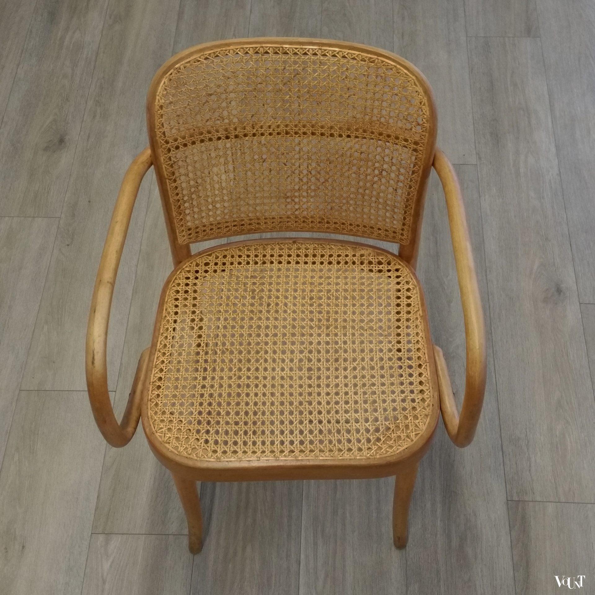 Set van 2 Praag of 811 stoelen, Josef Hoffmann voor Thonet, jaren '50