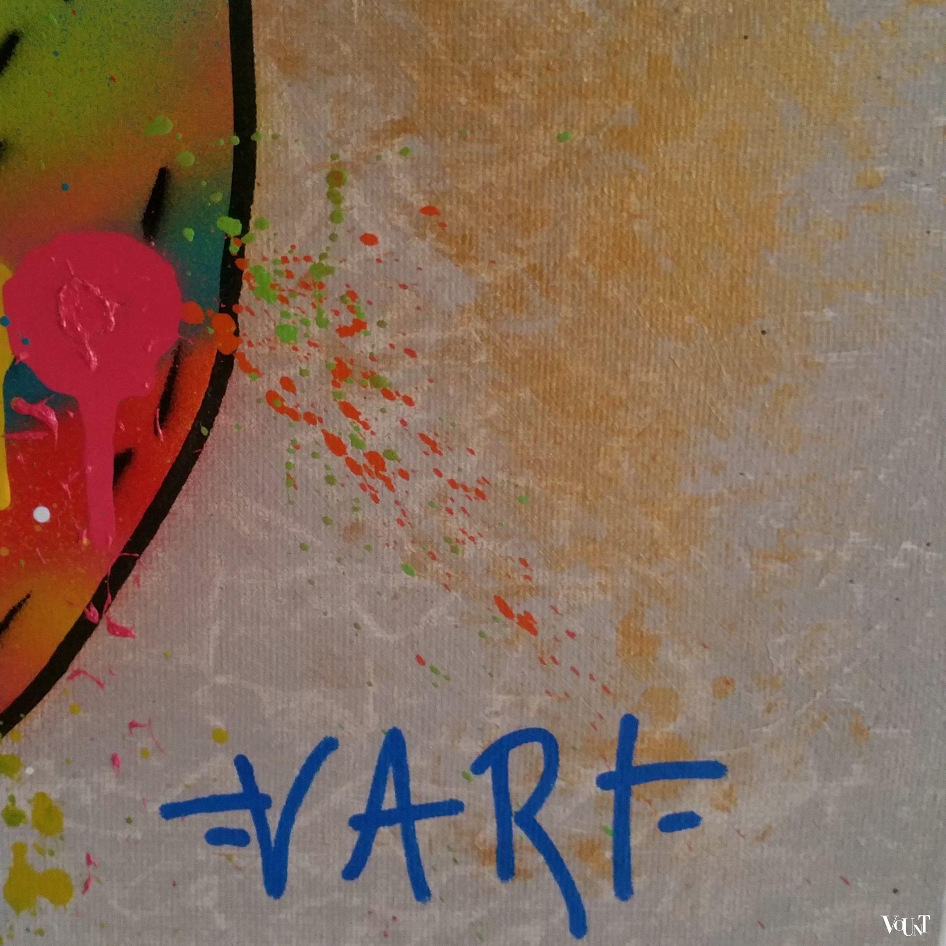 Urban Art-schilderij African Girl, VART, 2019