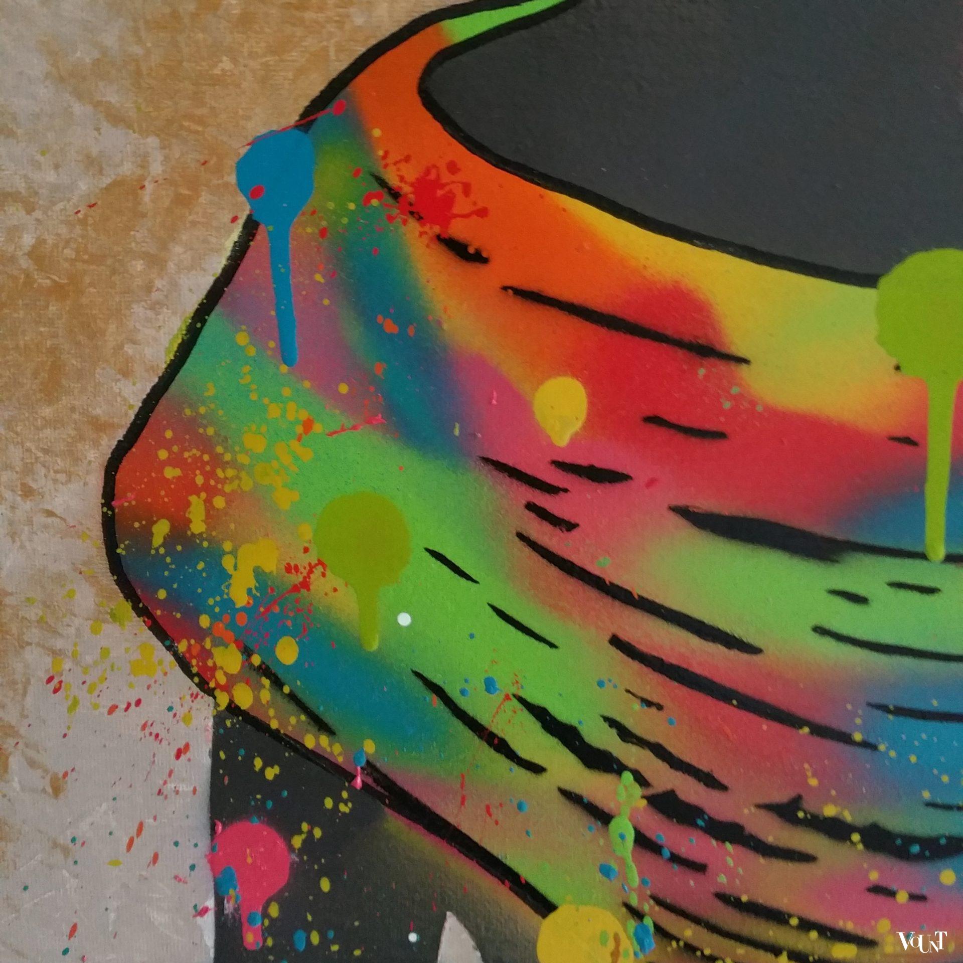 Urban Art-schilderij African Girl, VART, 2019