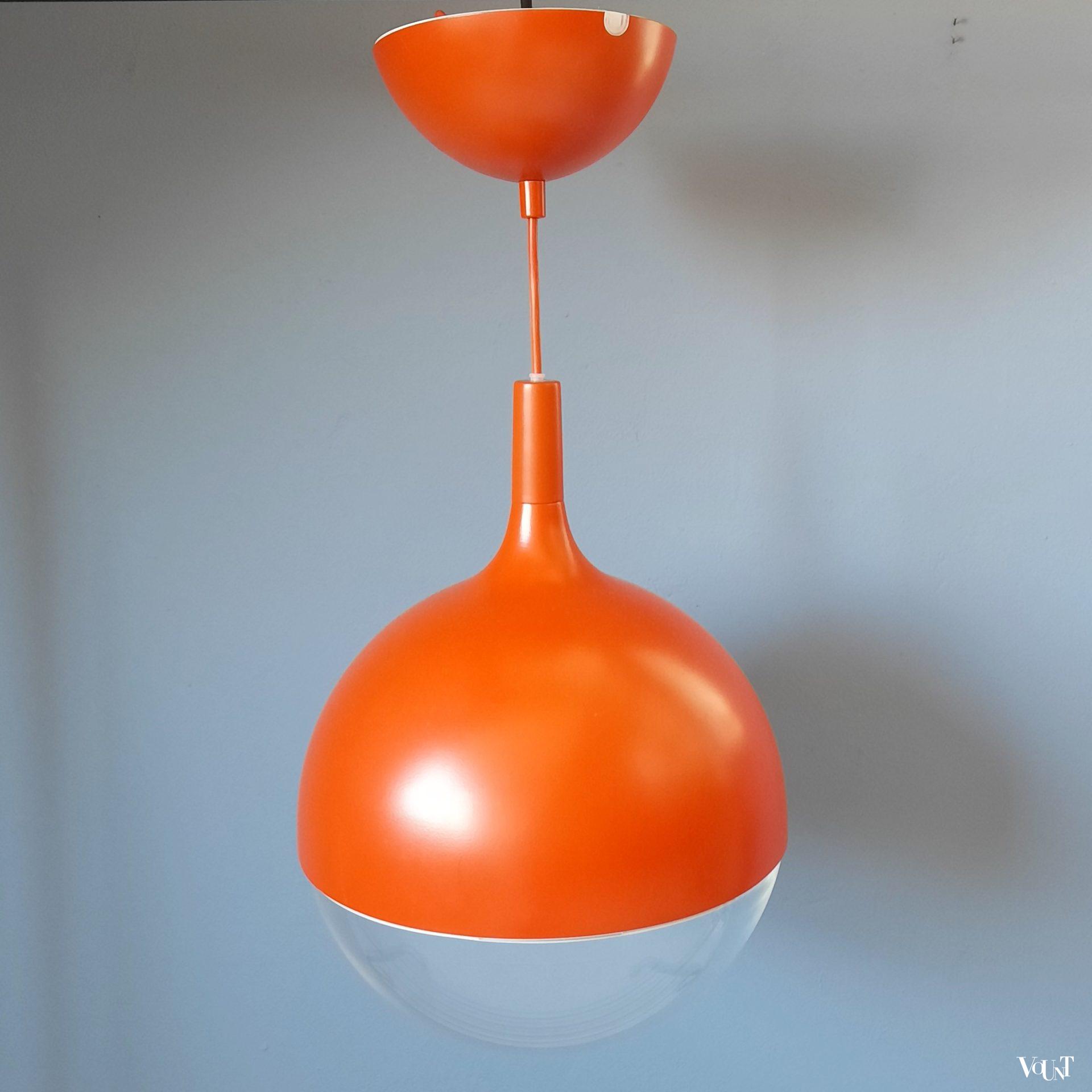 ontwerp Arctic uitbreiden Väster oranje LED-hanglamp, Ikea, 2012