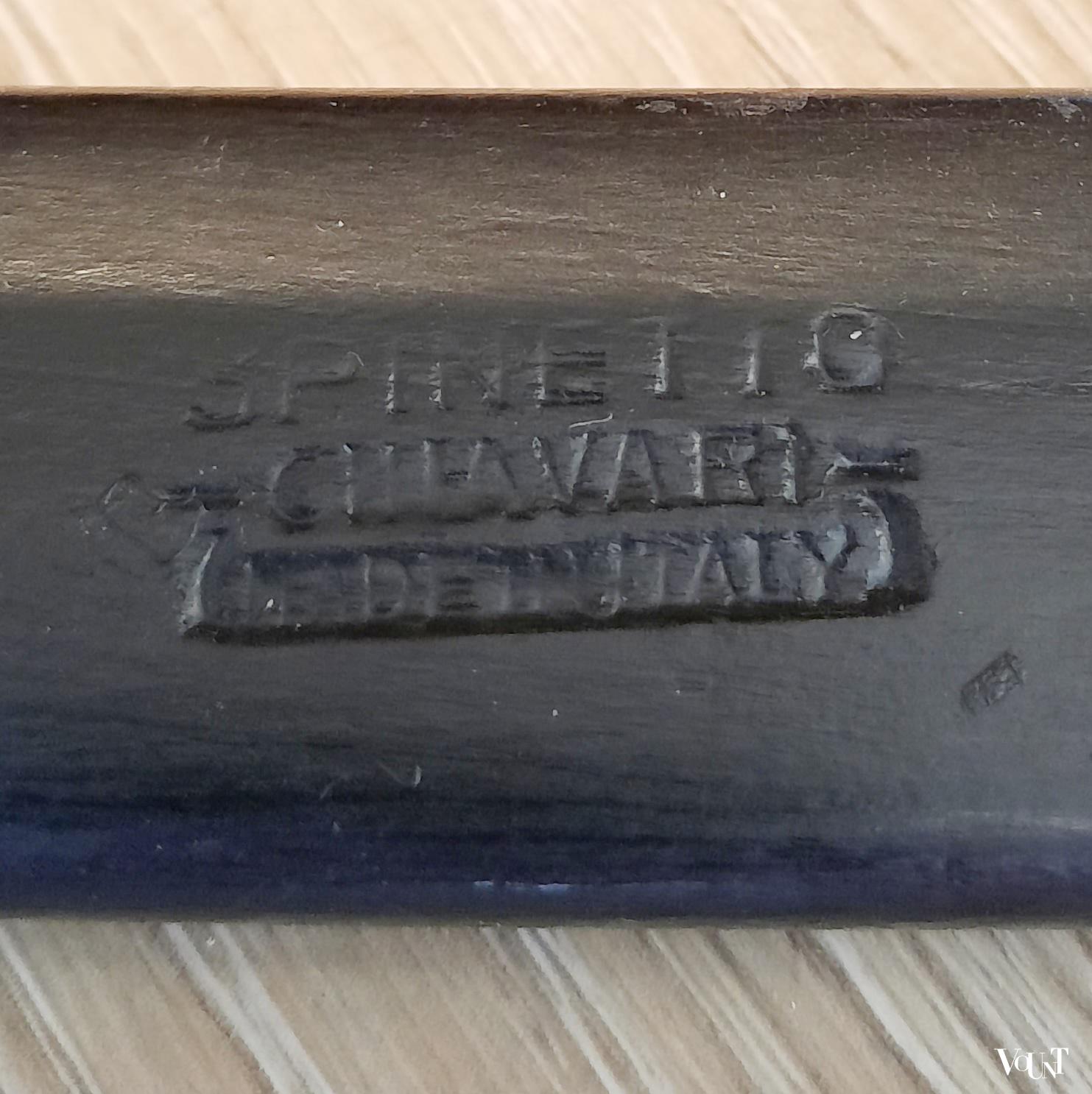 Set van 4 gemerkte Spinetto stoelen, Chiavari, Italië, jaren '50