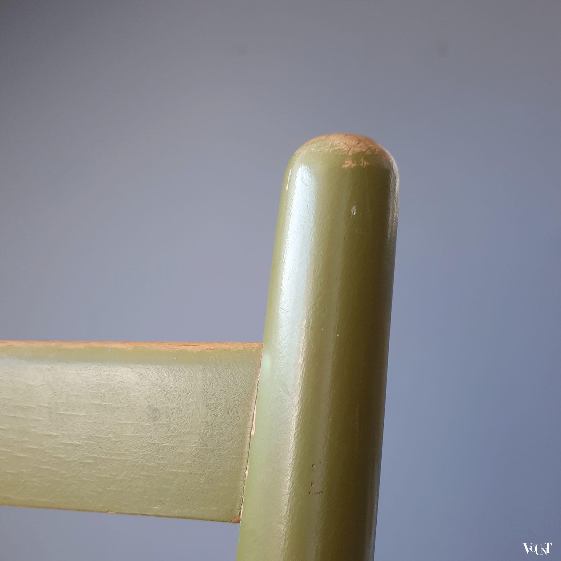 Set van 2 Italiaanse stoeltjes met papercord zitting, Consorzio Sedie Friuli, jaren '60