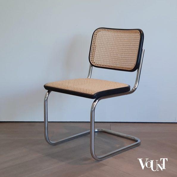 Set van 4 jaren '70 originele S32 stoelen, Marcel Breuer voor Thonet