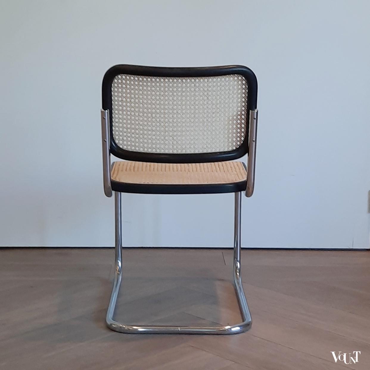 Set van 4 jaren '70 originele S32 stoelen, Marcel Breuer voor Thonet