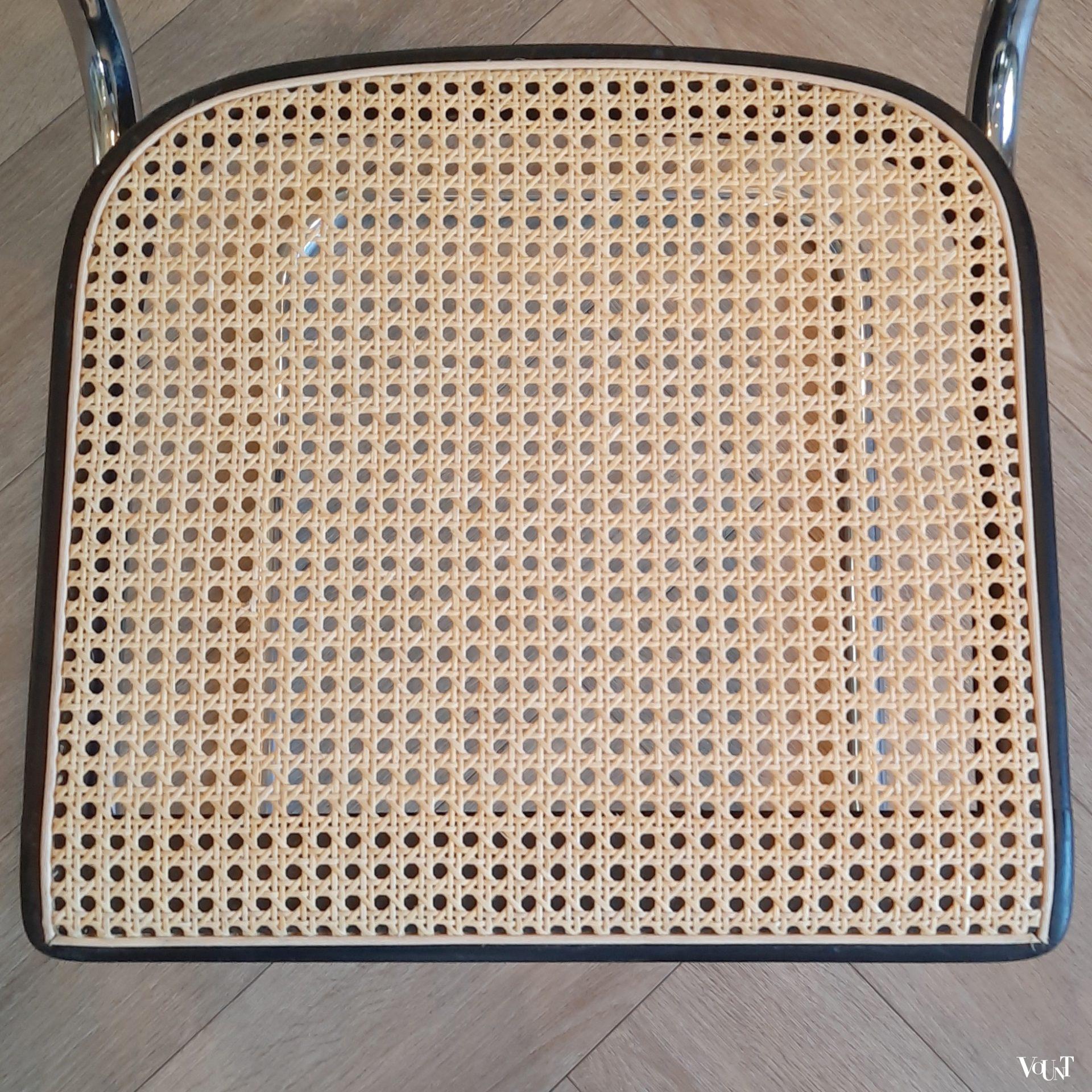 Set van 4 jaren '70 originele S32 stoelen, Marcel Breuer voor Thonet