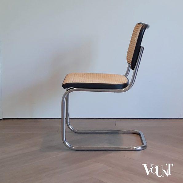 Set van 4 jaren '70 originele S32 stoelen, Marcel Breuer voor Thonet