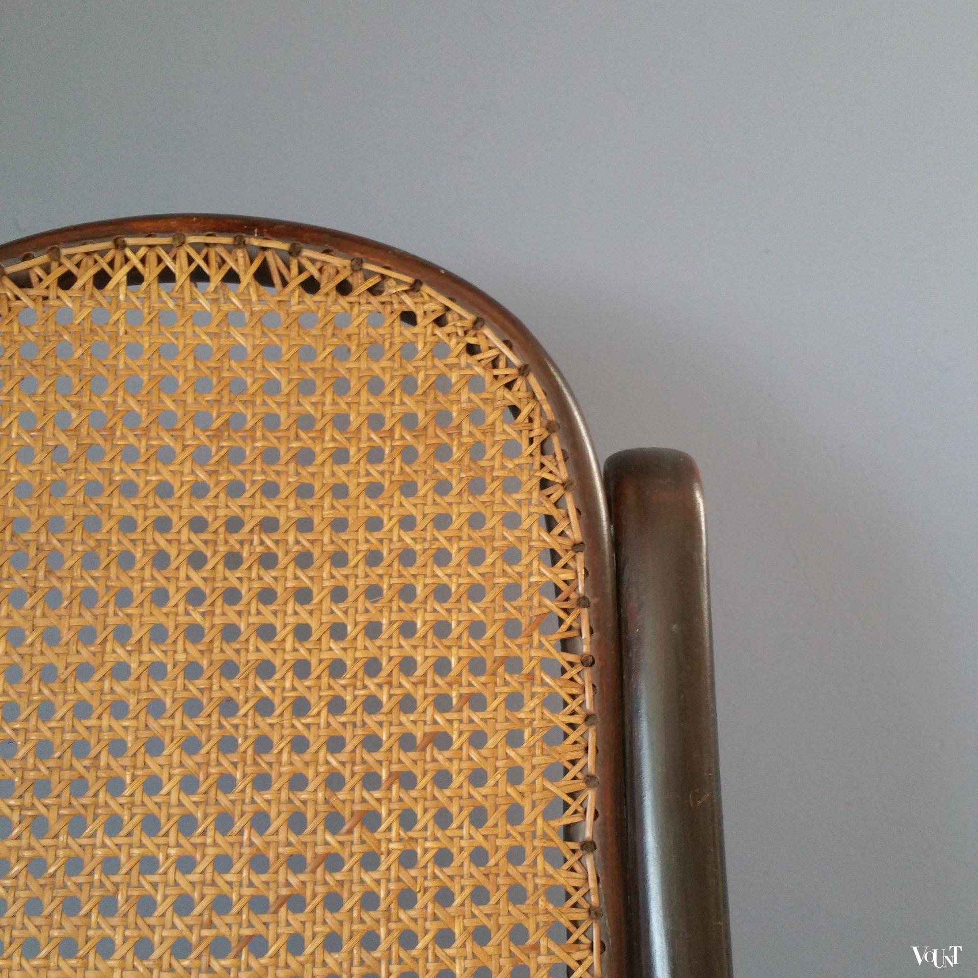 Originele antieke inklapbare Thonet stoel / Kaminsessel nr. 1, rond 1870