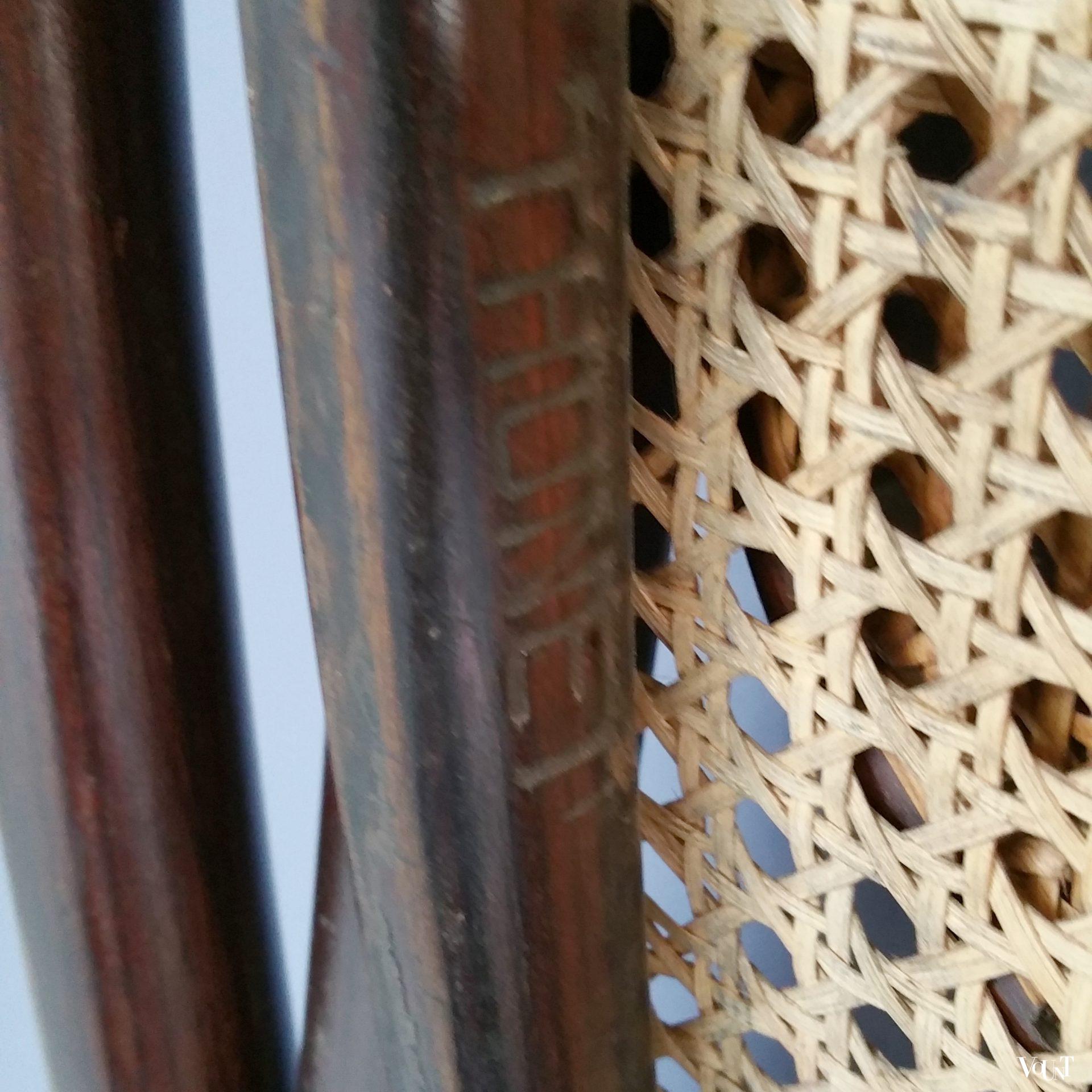 Originele antieke inklapbare Thonet stoel / Kaminsessel nr. 1, rond 1870