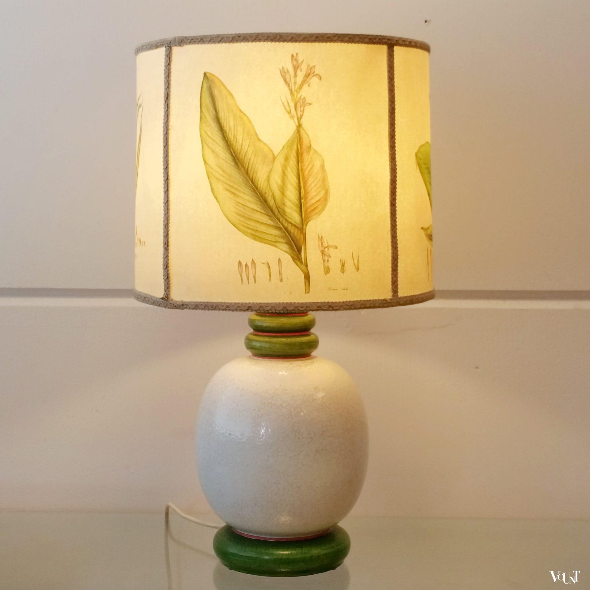 Tafellamp botanisch, jaren '70
