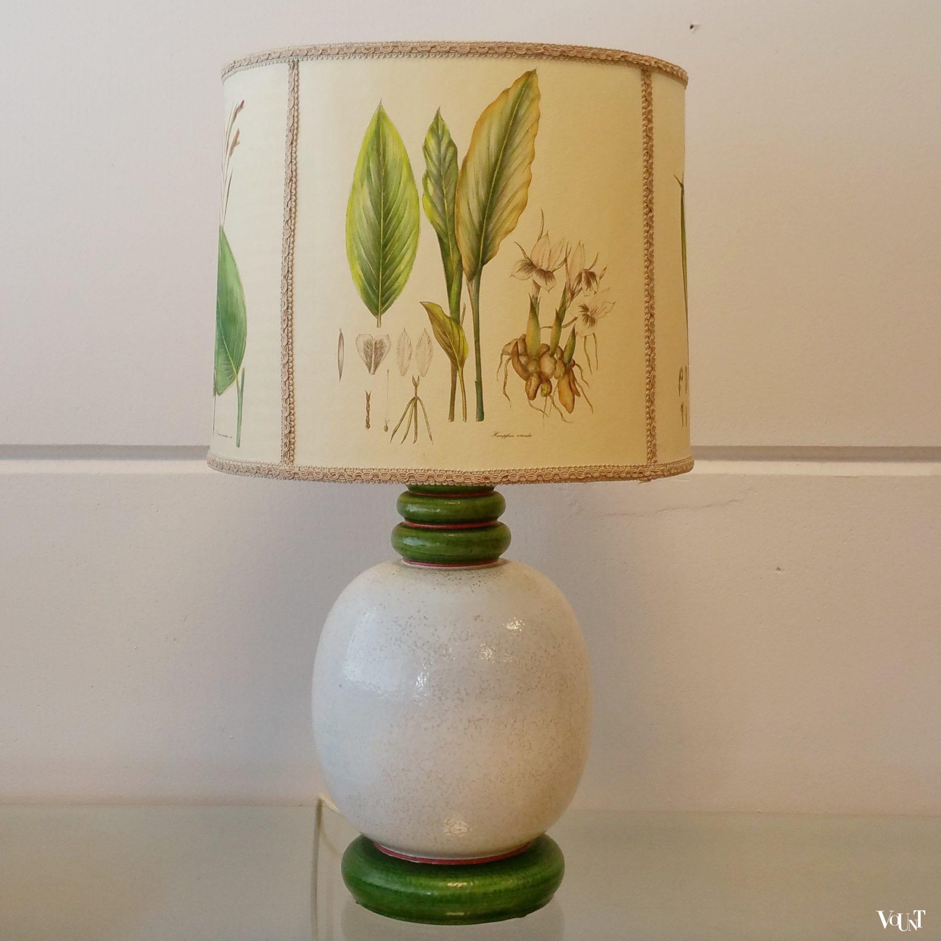 Tafellamp botanisch, jaren '70