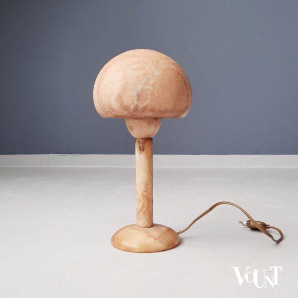 Vintage albast mushroom tafellamp, jaren '70