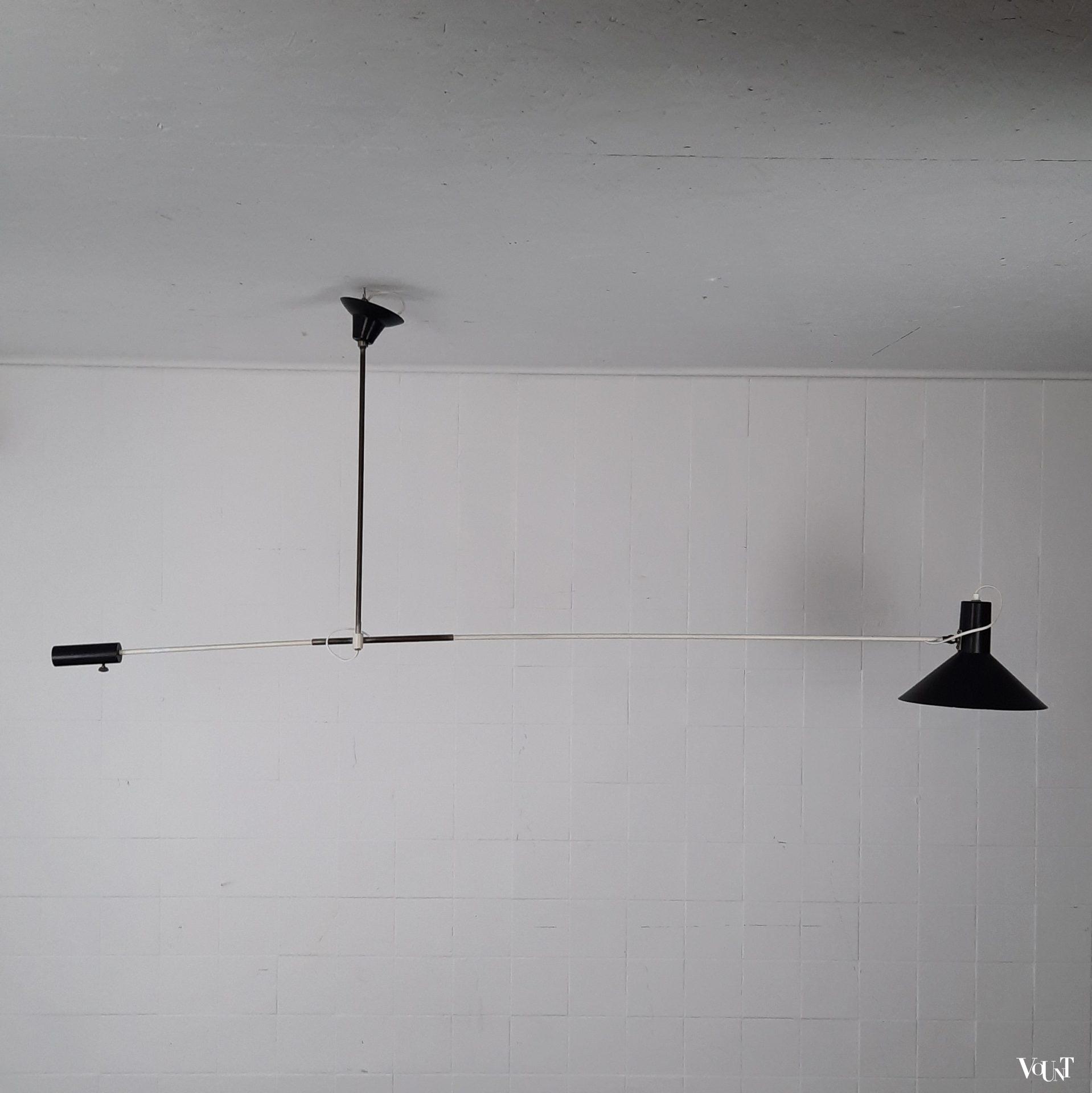 Hengellamp Jan Hoogervorst voor Anvia, jaren '60