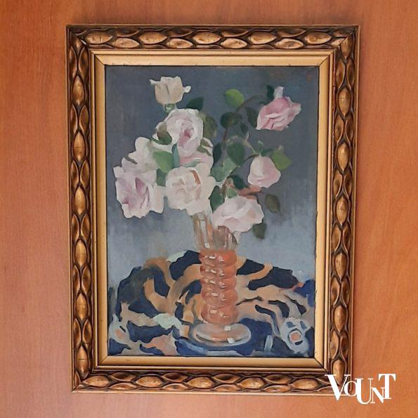Stilleven vaas met bloemen, H. Paulissen, 1e kwart 20e eeuw