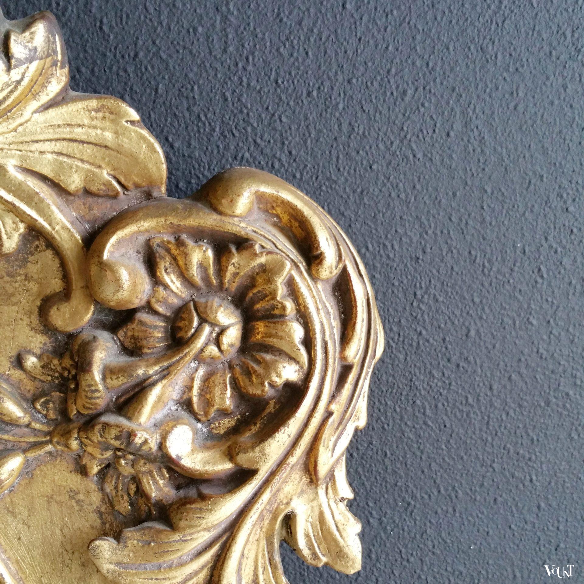 Grote antieke schouw- of vloerspiegel, eind 19e eeuw