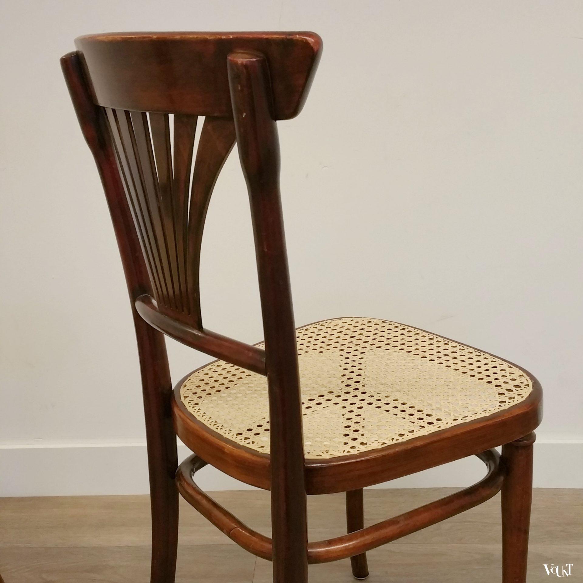 Set van 4 Thonet-stoelen nr. 221, rond 1900
